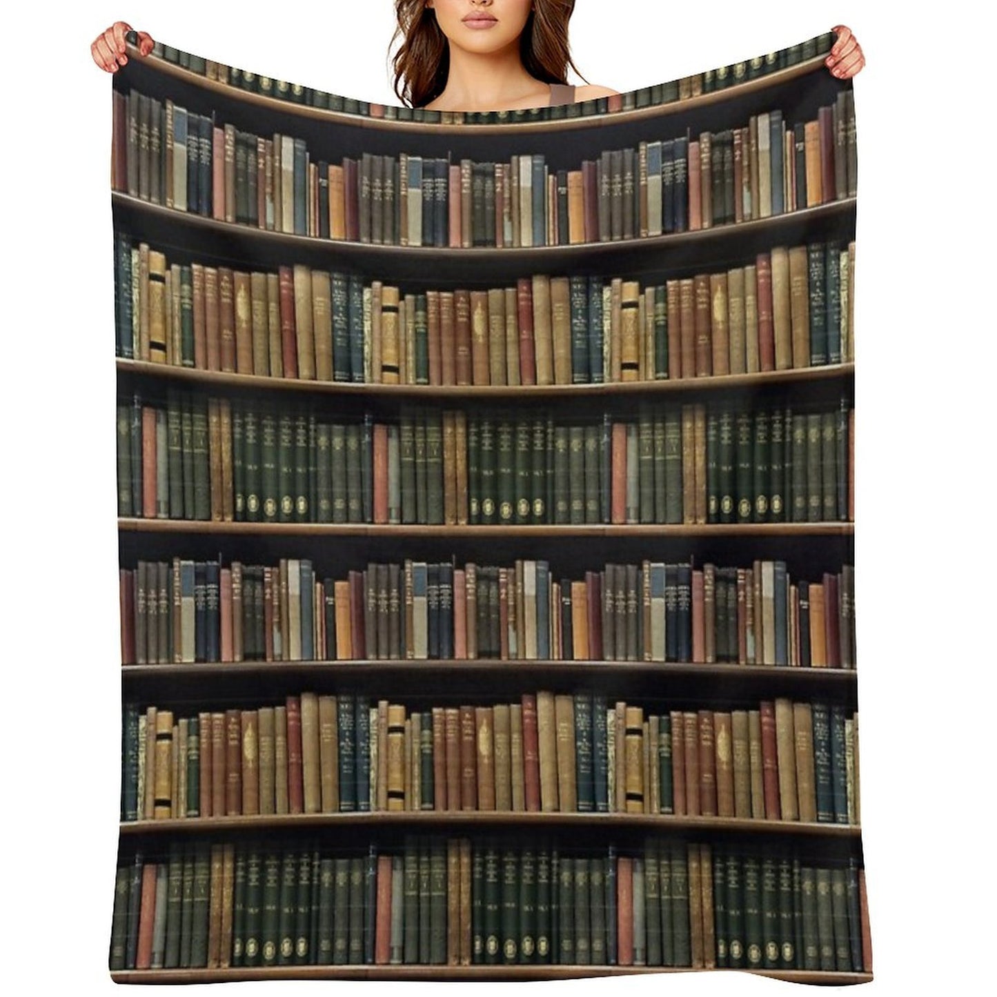 Endless Library (pattern) All-season Throw Blanket