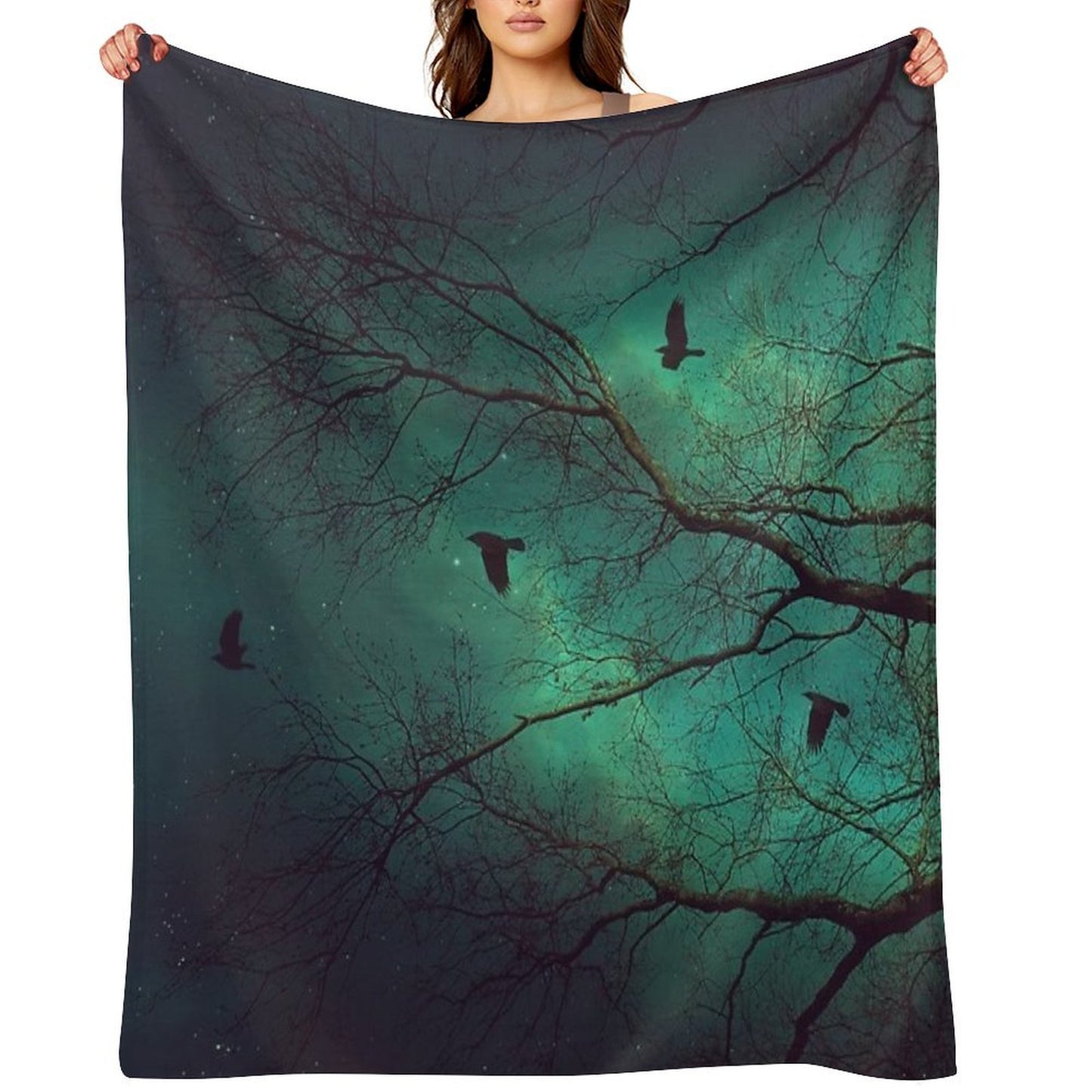 Where Dusk Meets Dawn II Wrinkle-free Throw Blanket
