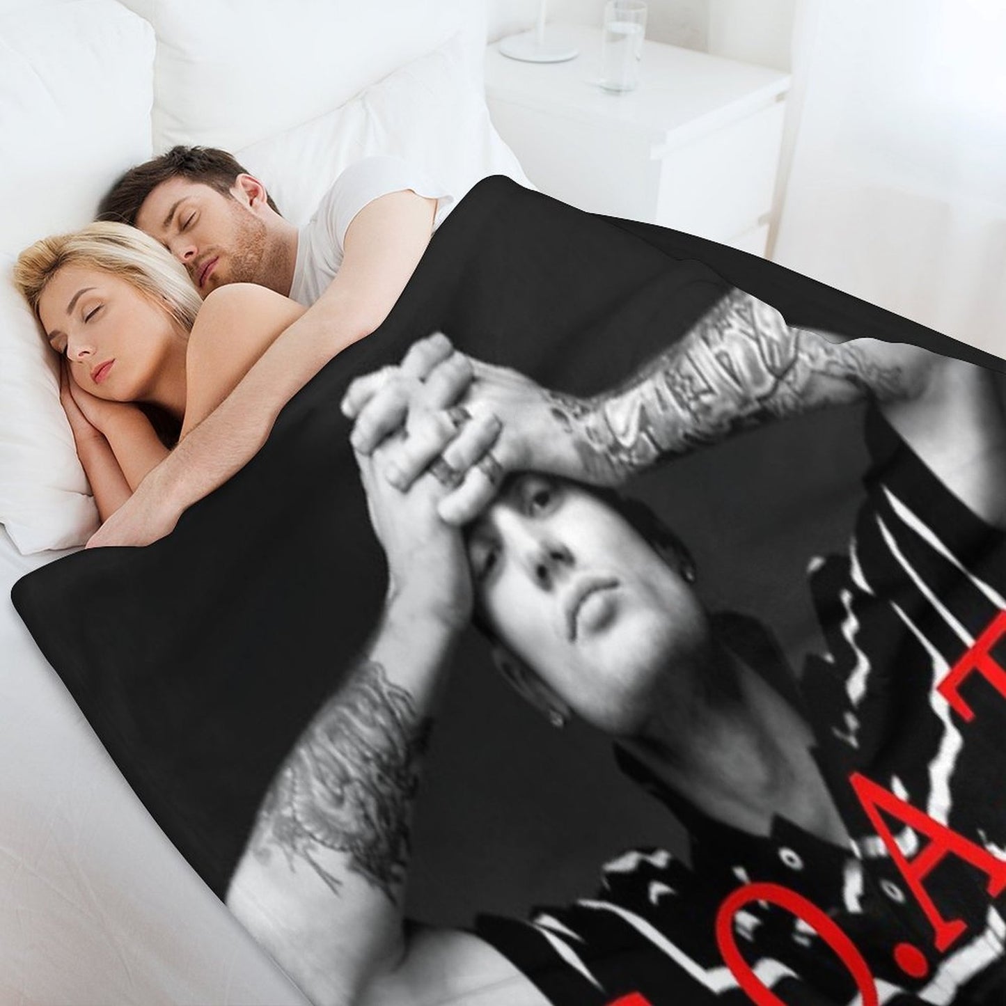 Kerser Rapper Goat Eshay Plush Throw Blanket
