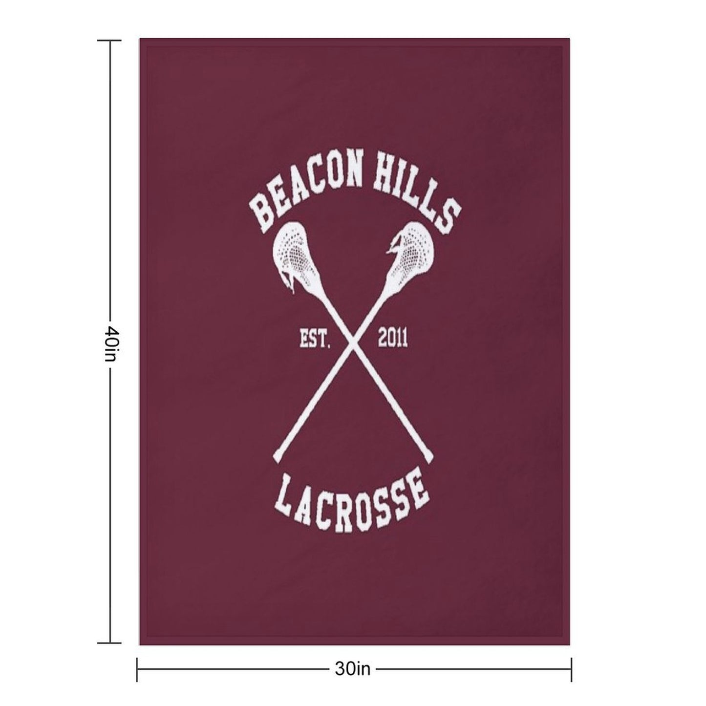 Beacon Hills Lacrosse - Teen Wolf All-season Throw Blanket