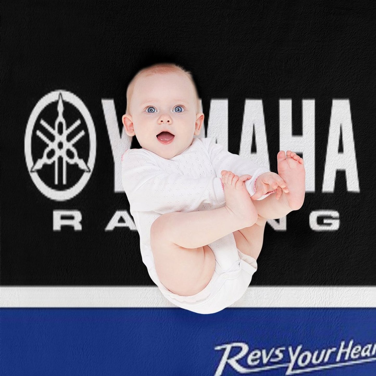 YAMAHA Race Gift-ready Throw Blanket