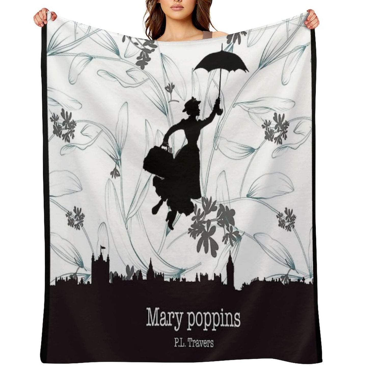 Mary Poppins Shrink-resistant Throw Blanket