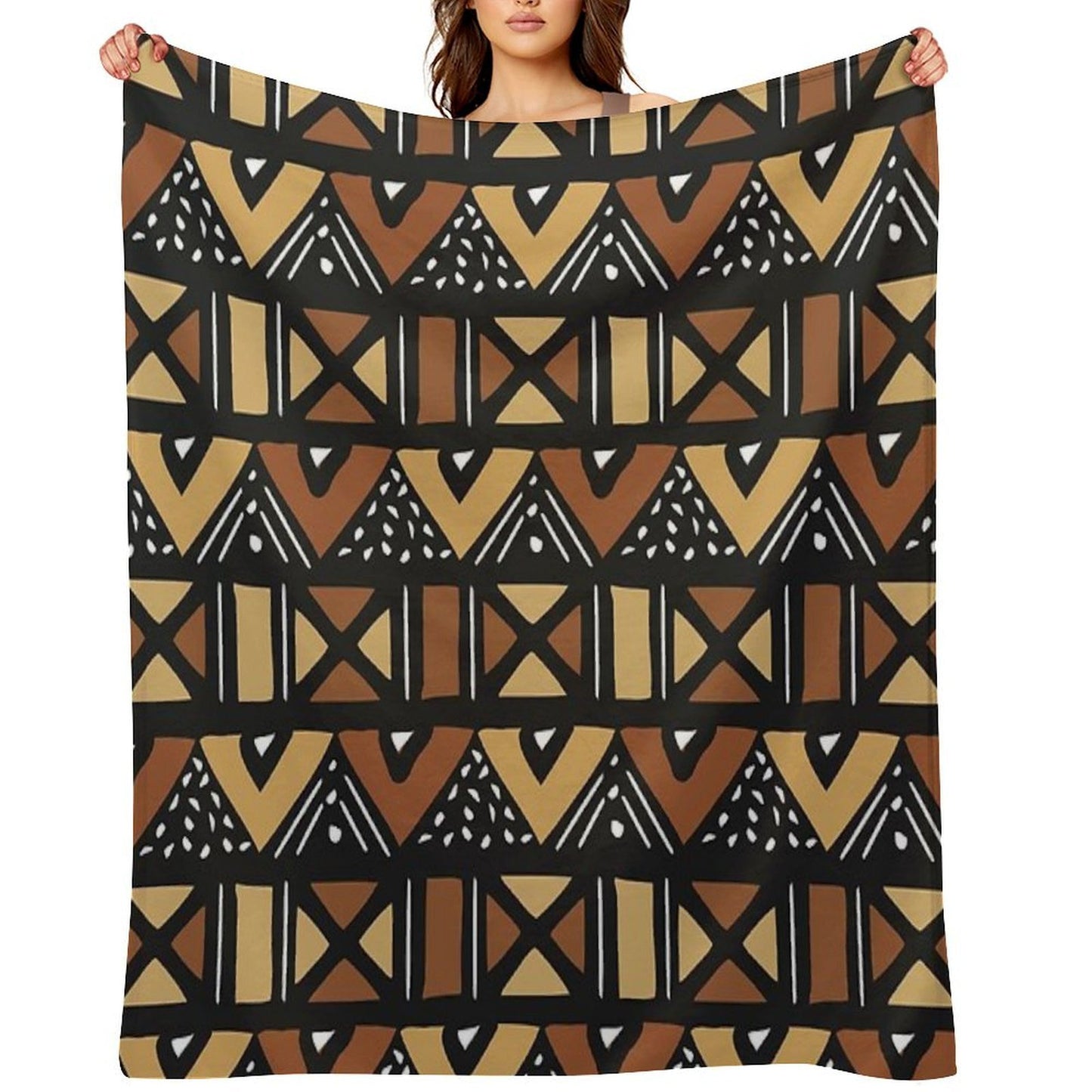 Mud Cloth Mali Eco-conscious Throw Blanket
