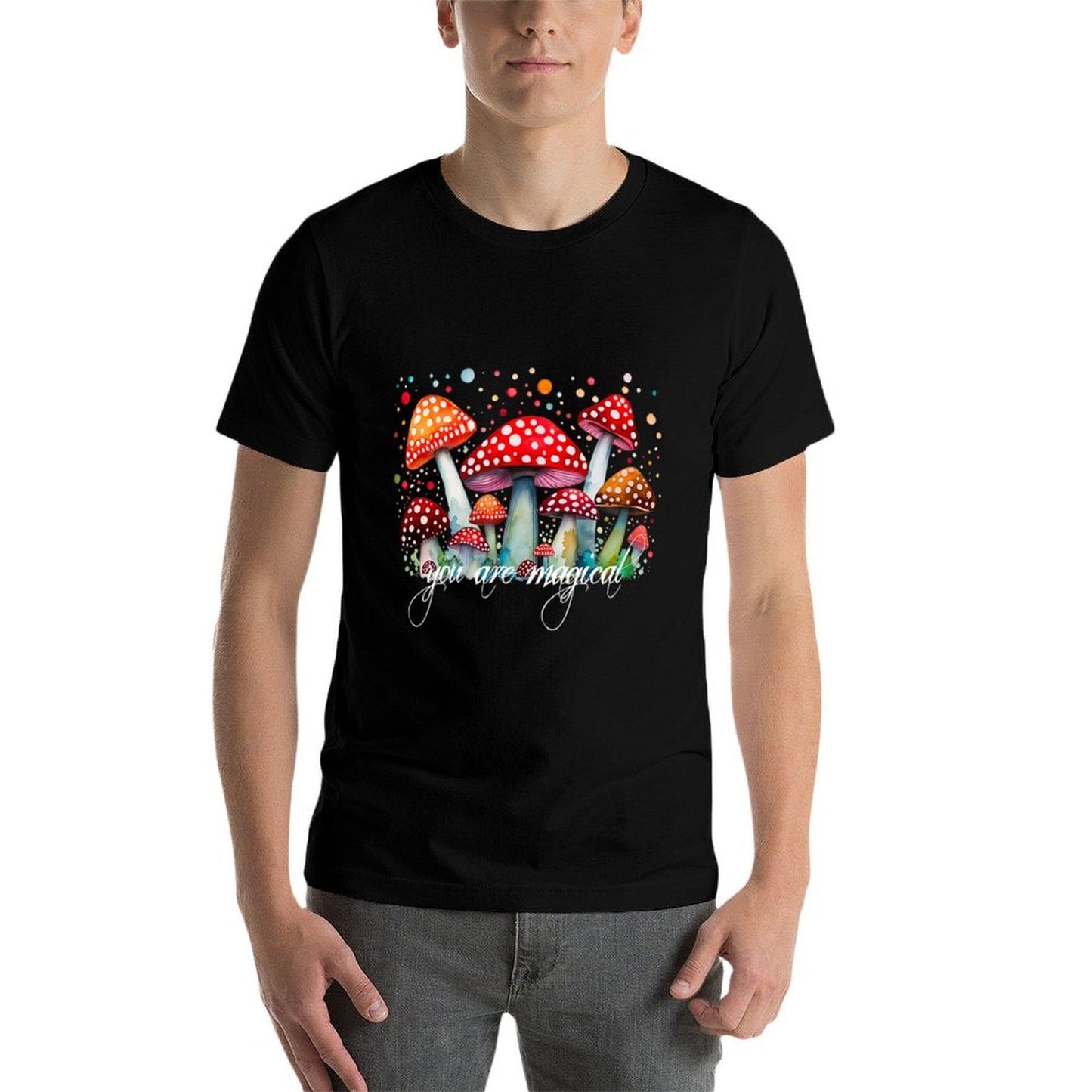 YOU ARE MAGICAL Mushrooms Different Lovely Special Unique Vintage-inspired T-Shirt