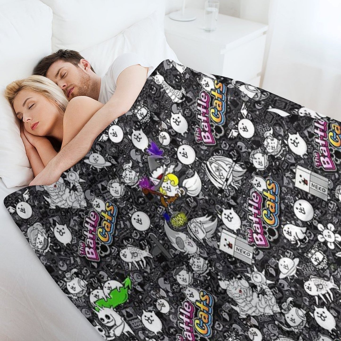 Battle Cats Multi-functional Throw Blanket
