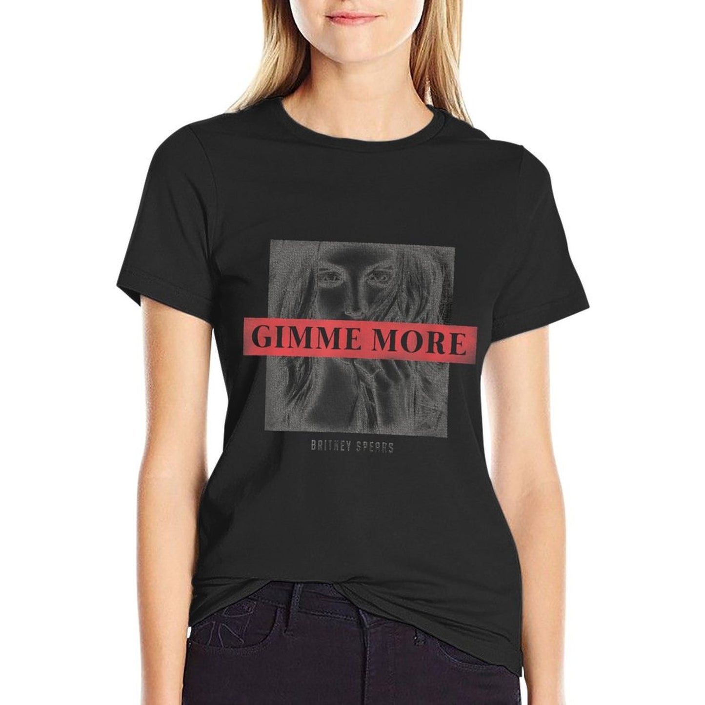 Britney Spears - Gimme More Oversized Silhouette T-Shirt