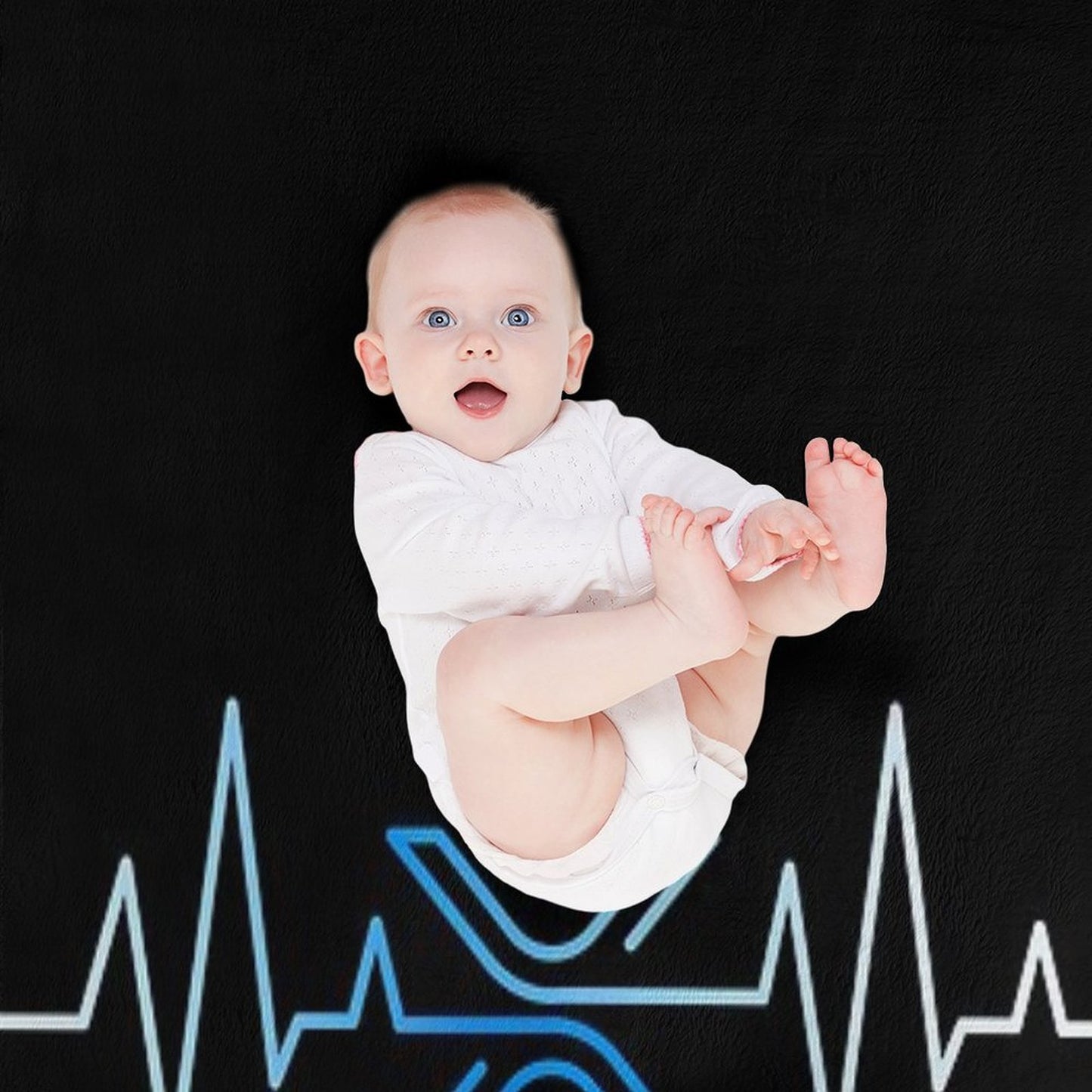 XRP Heartbeat - V1 Lightweight Throw Blanket