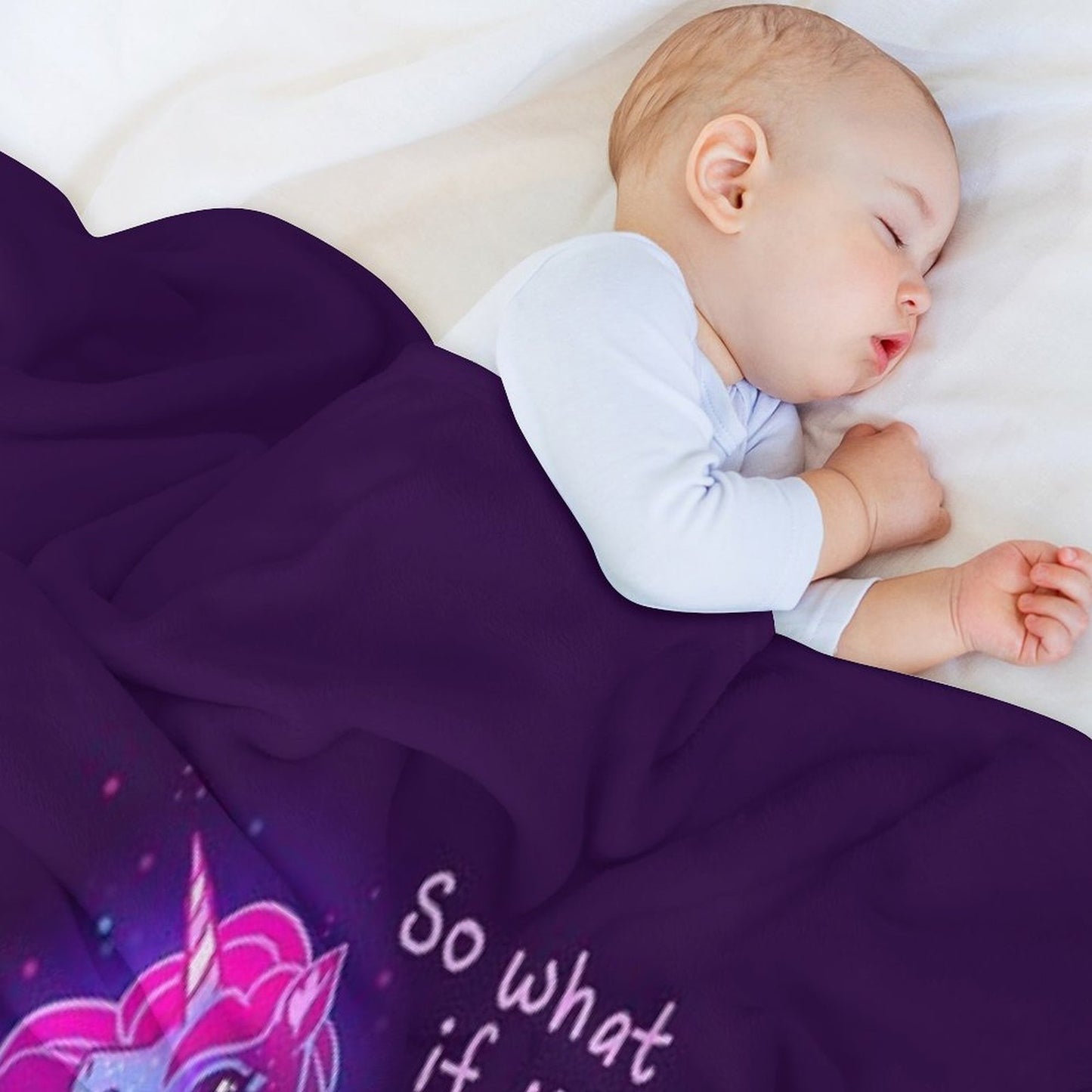 YOU STILL KILLIN IT Neon Unicorn Machine-washable Throw Blanket