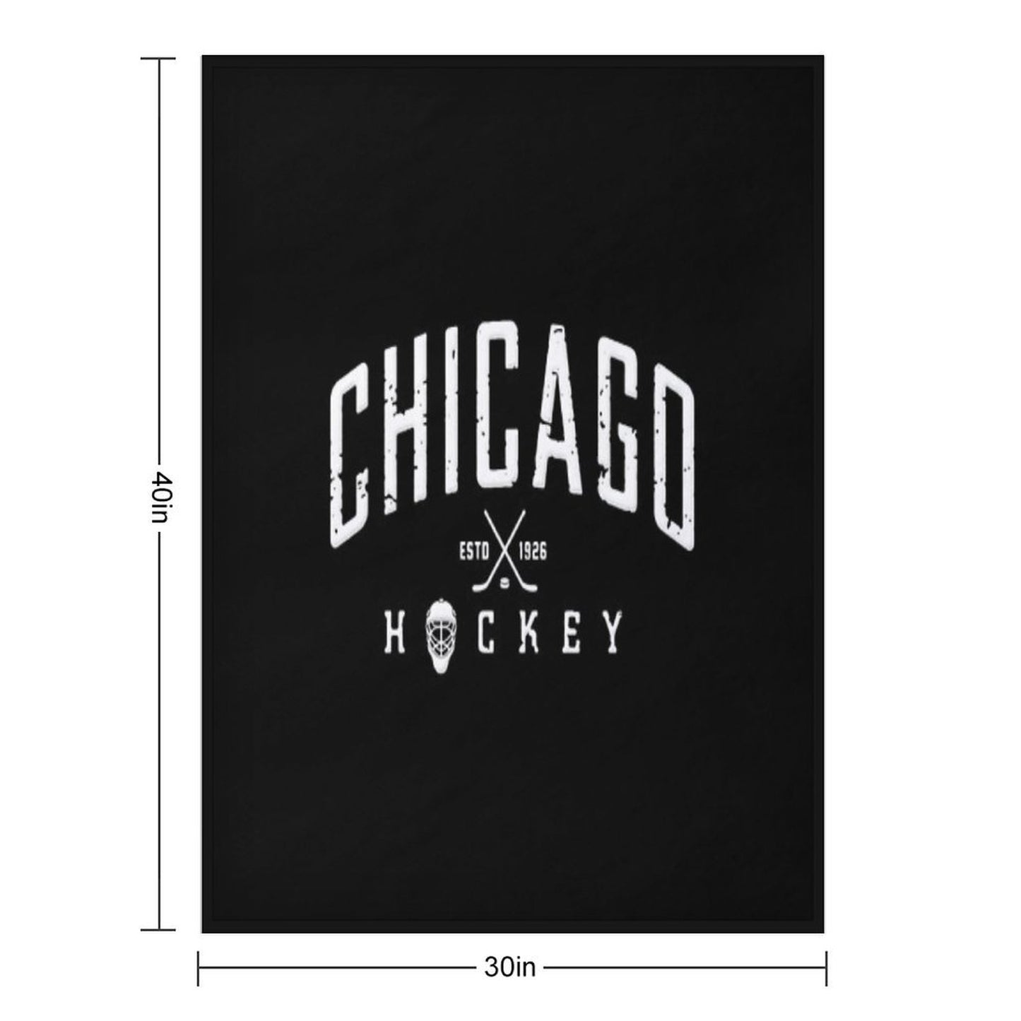 Chicago Blackhawks Hockey Velvety-soft Throw Blanket