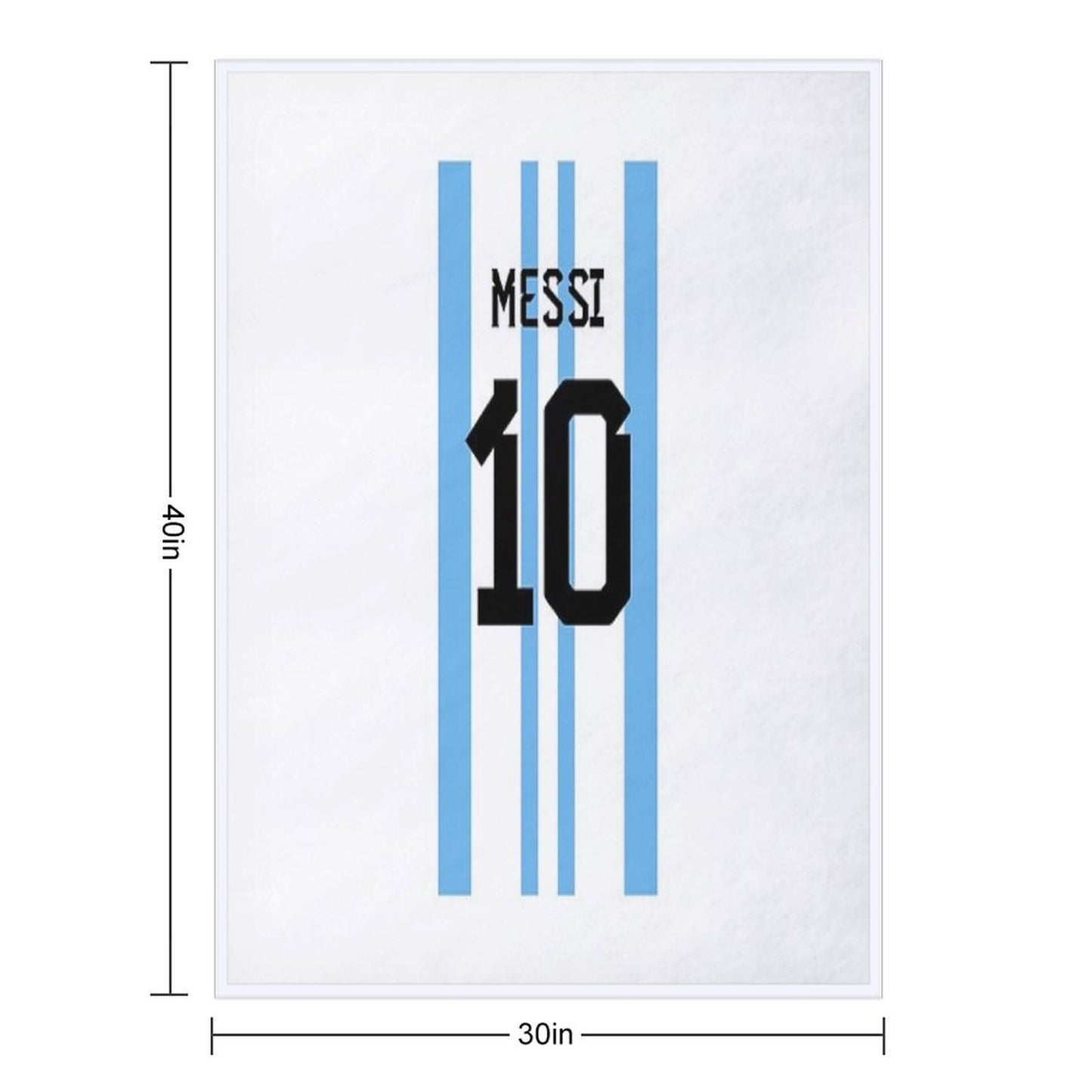 Messi 10 Multi-functional Throw Blanket