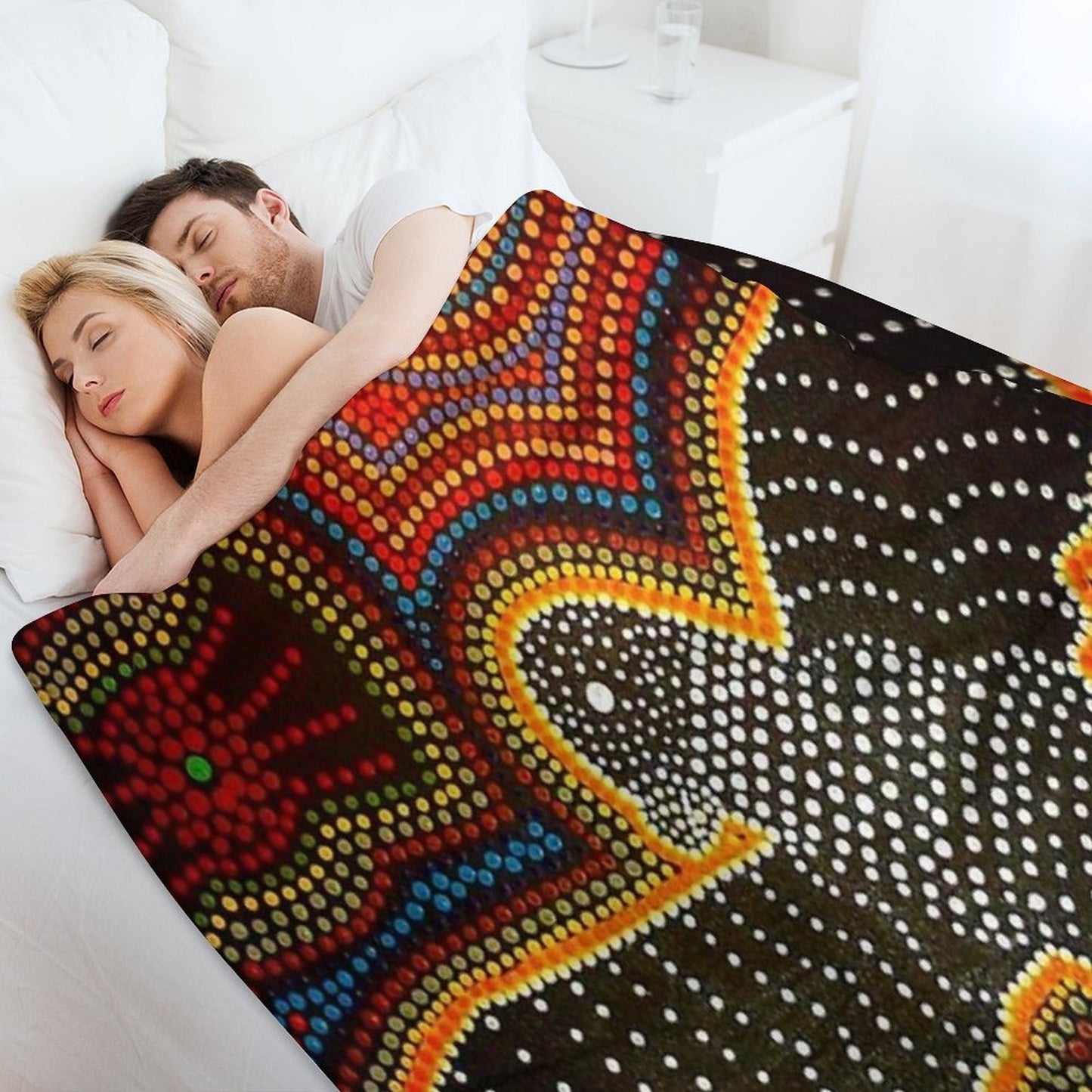 Black Cockatoo - Dreaming Versatility Throw Blanket