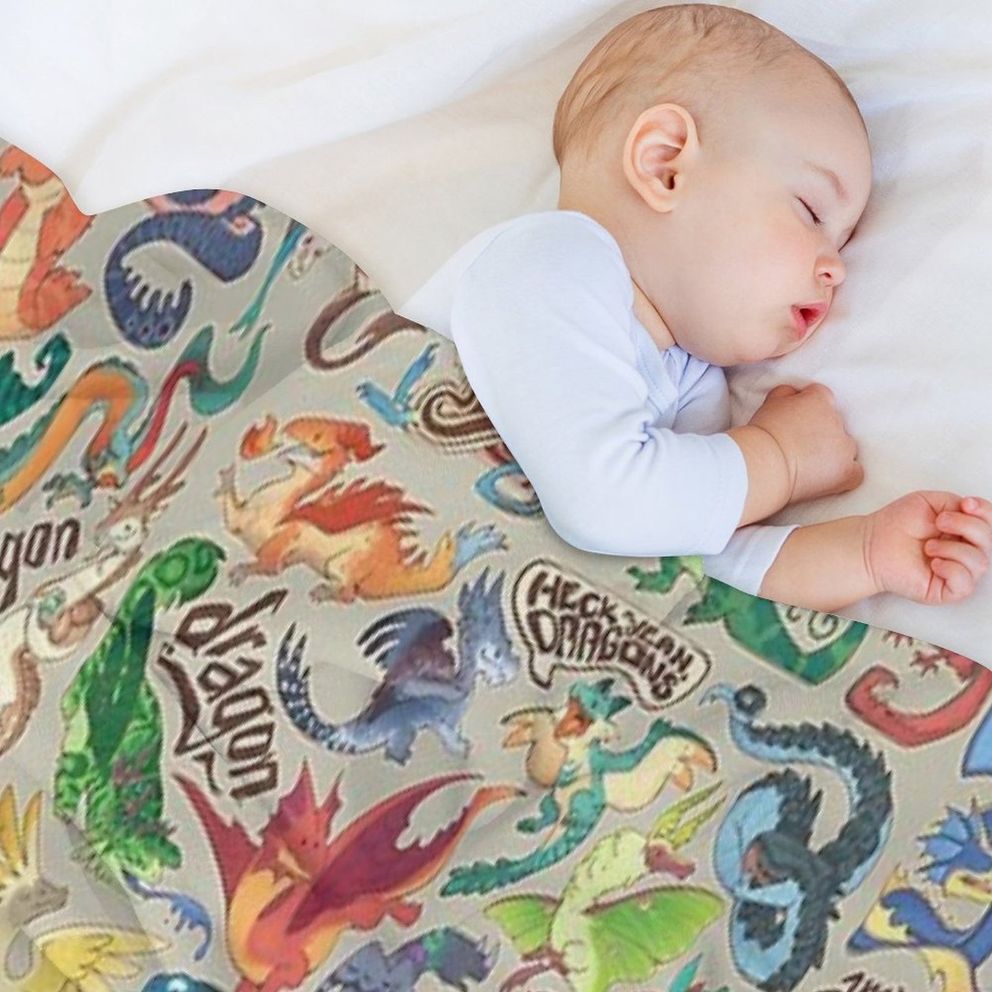 Mini Dragon Compendium Eco-conscious Throw Blanket
