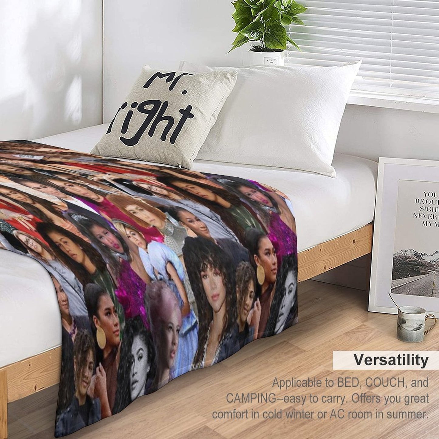 Zendaya Collage Versatility Throw Blanket