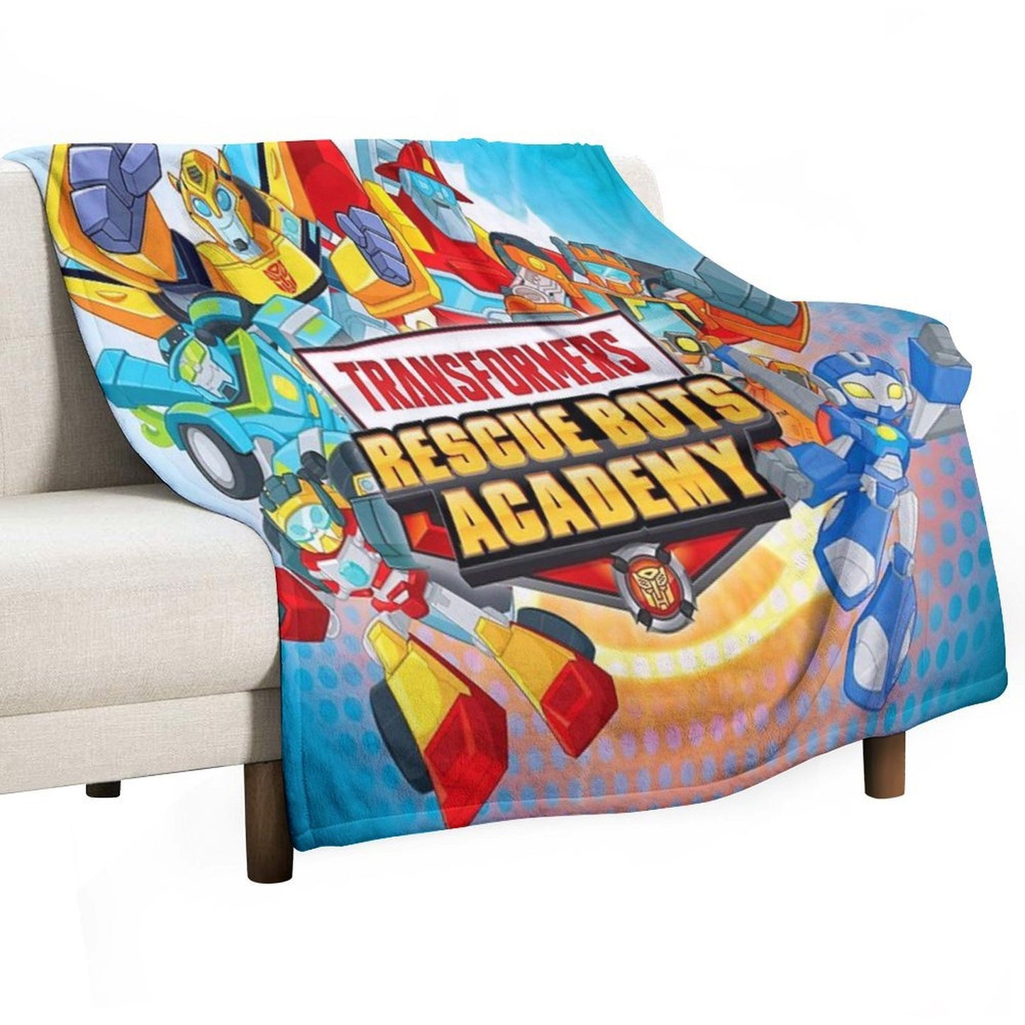 Transformers Rescue Bots Academy Lightweight Throw Blanket