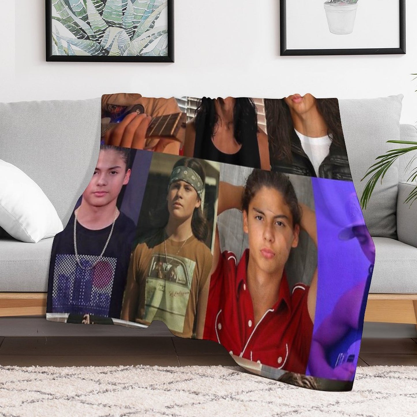Miguel Cazarez Mora Collage Anti-pilling Throw Blanket