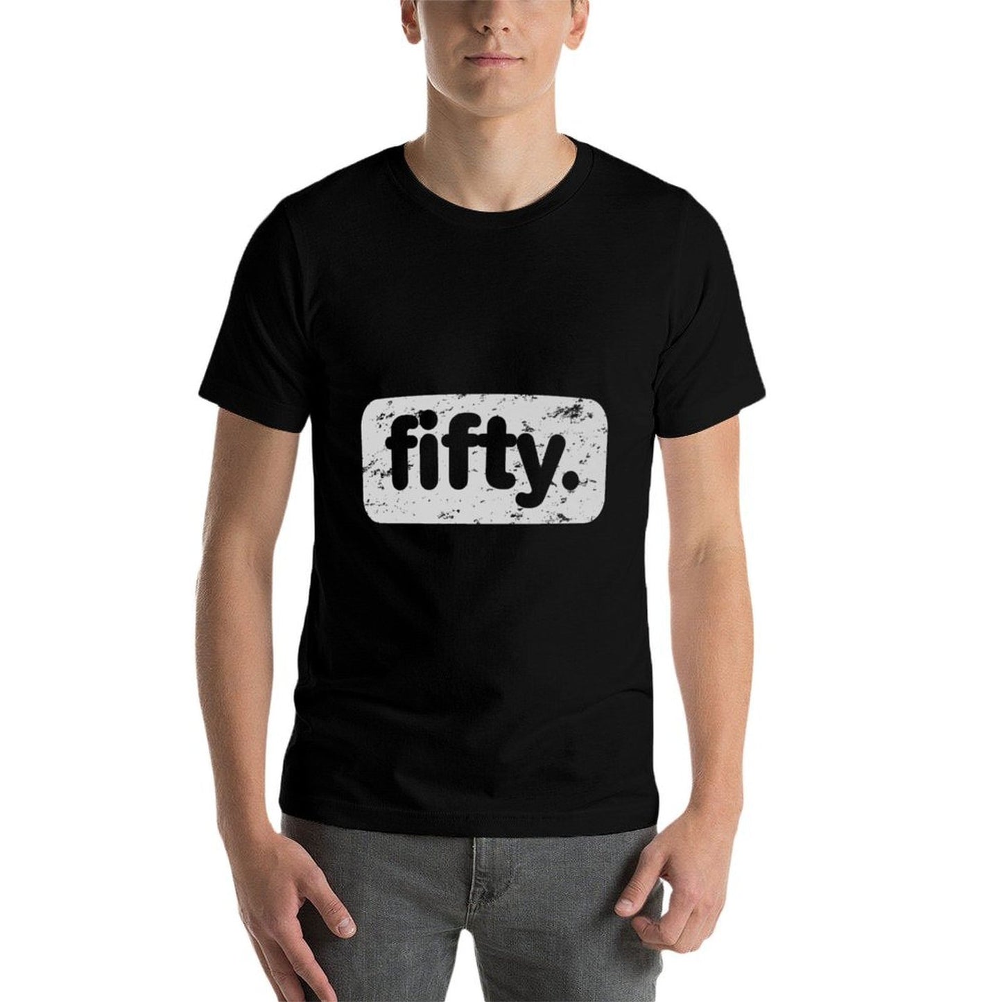 Fifty Cool 50 Years Old Bday 50th Birthday Party Men Women Premium Breathable T-Shirt