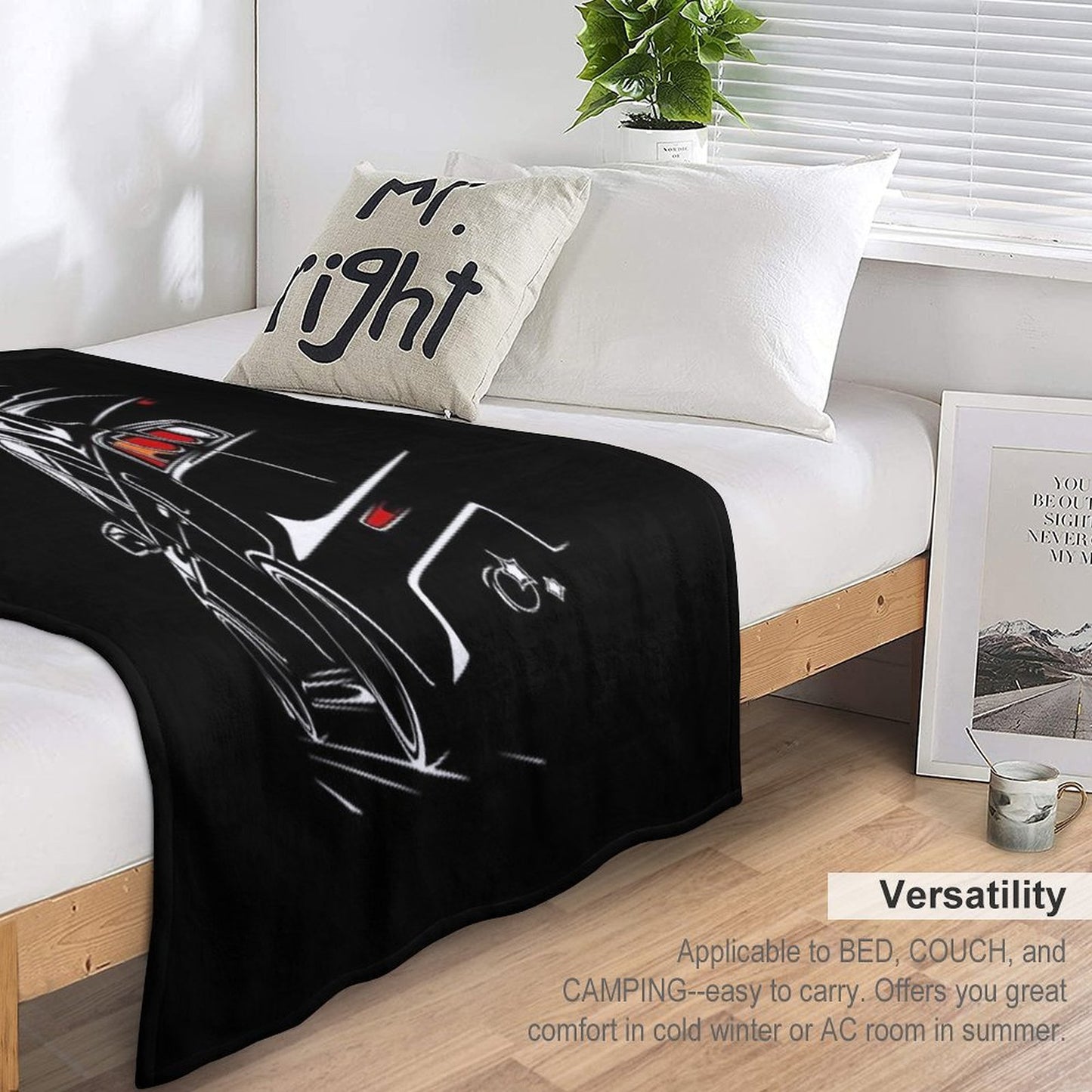 Mitsubishi Lancer Evo X Compact Throw Blanket