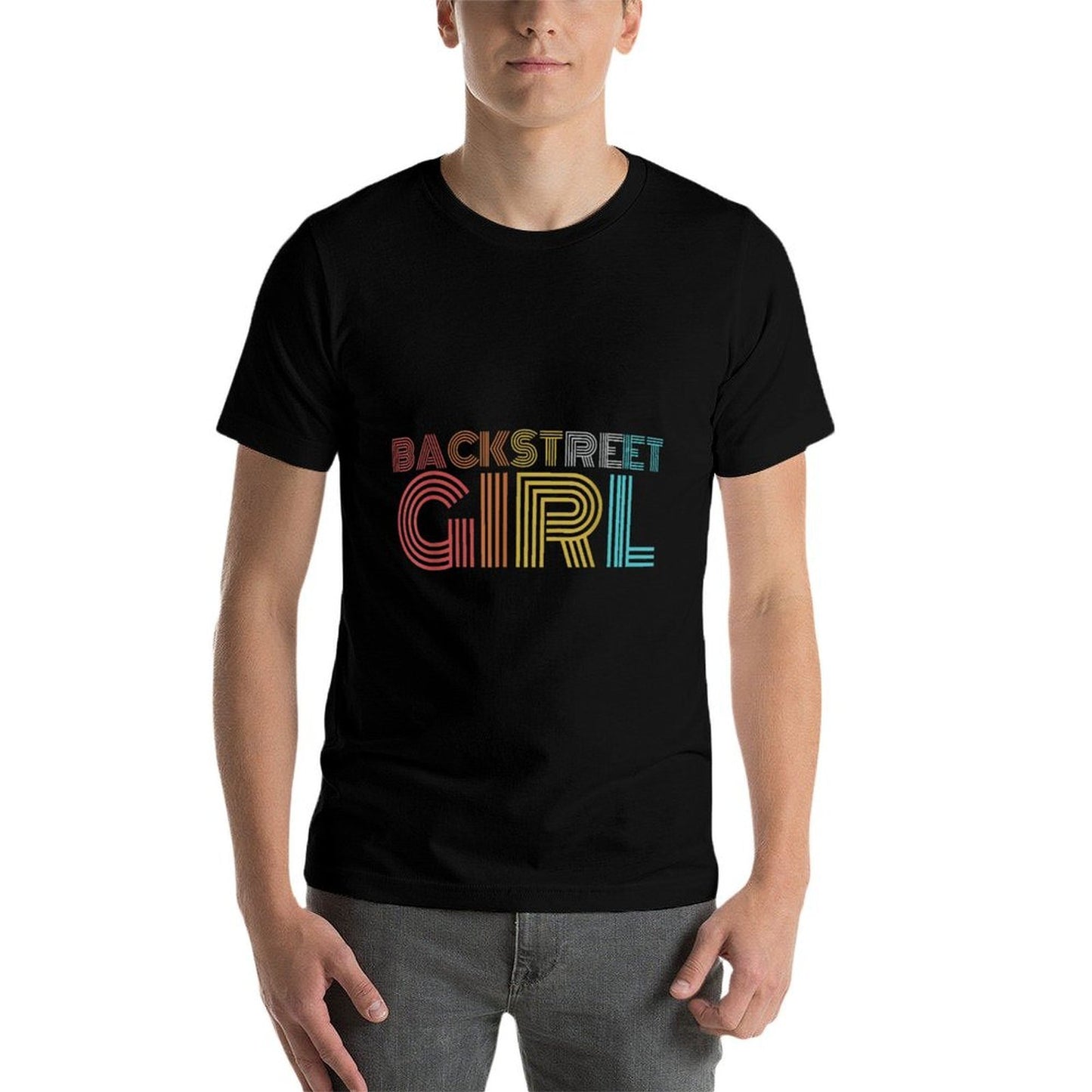 Retro Vintage Backstreet Girl Versatile T-Shirt