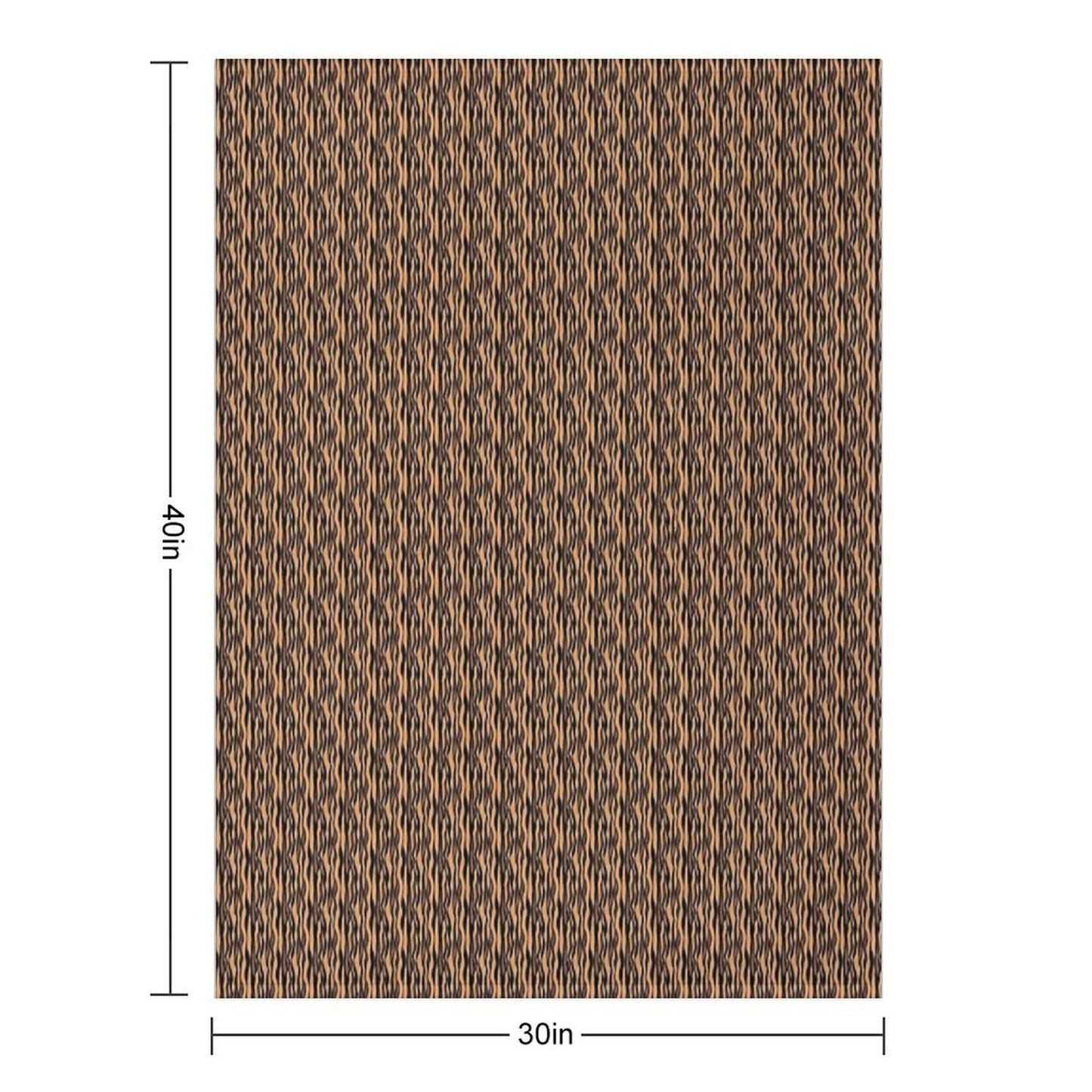 Tiger Animal Print Comfort Throw Blanket