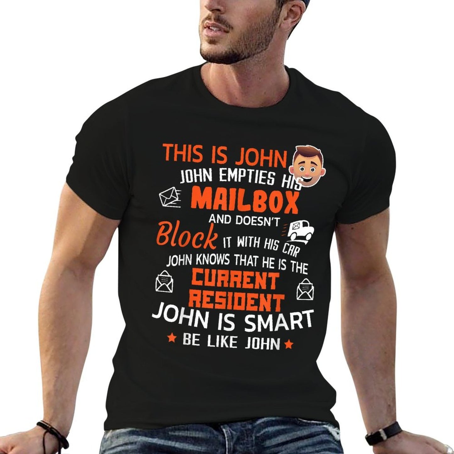Funny Mail Carrier Gift For Postman Mailman Postal Worker Moisture-wicking T-Shirt