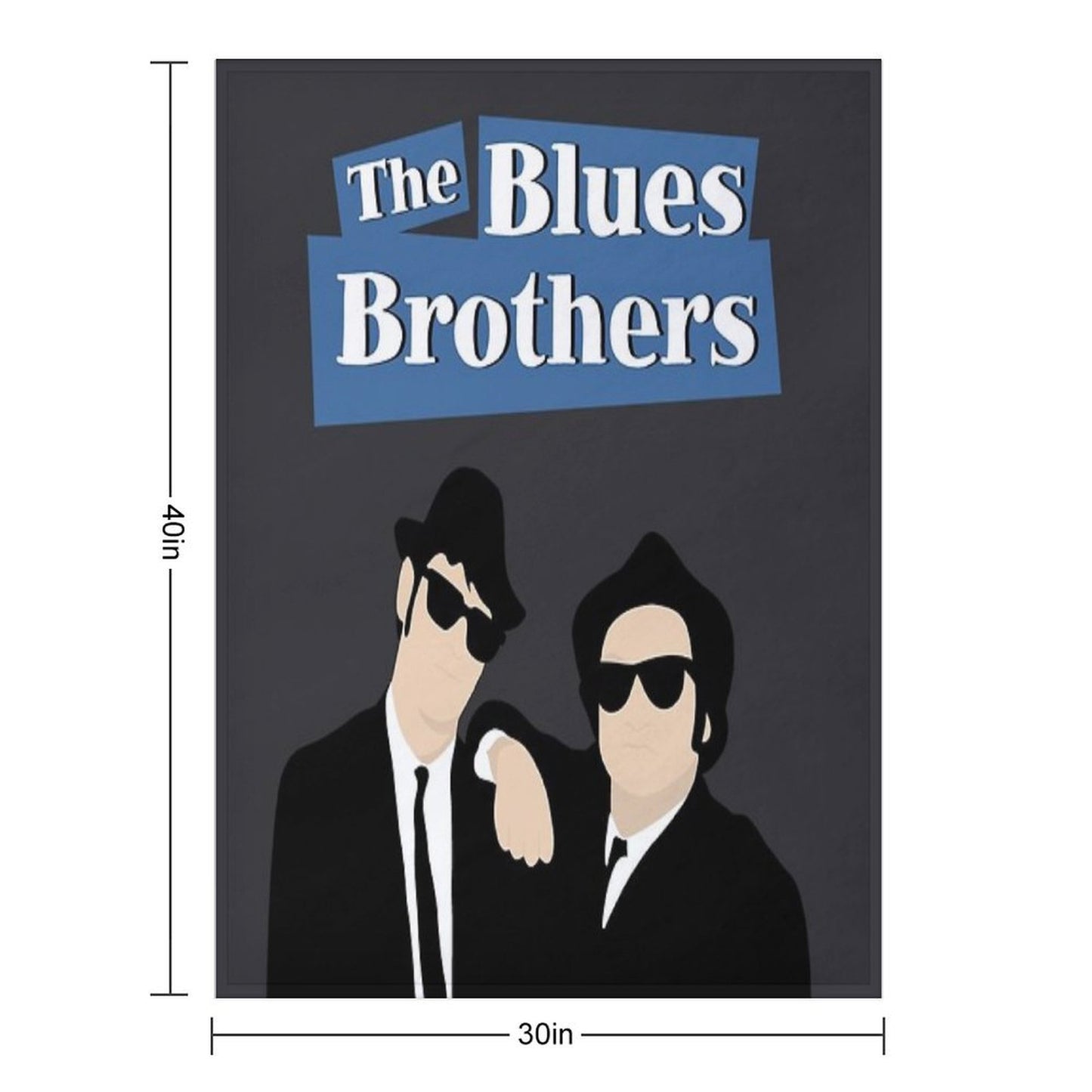 Blues Brothers Versatility Throw Blanket