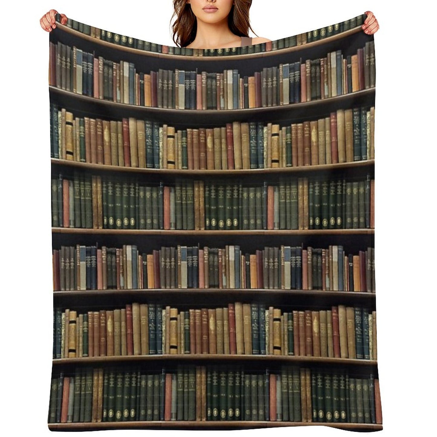 Endless Library (pattern) All-season Throw Blanket