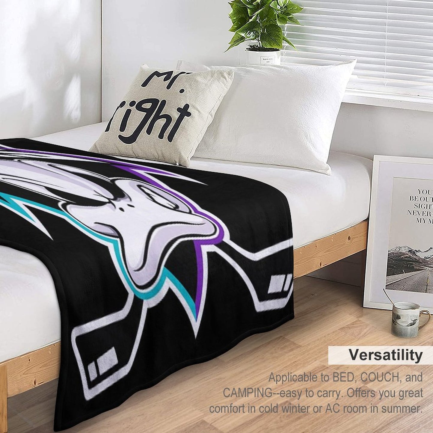 Mighty Ducks Reboot Machine-washable Throw Blanket