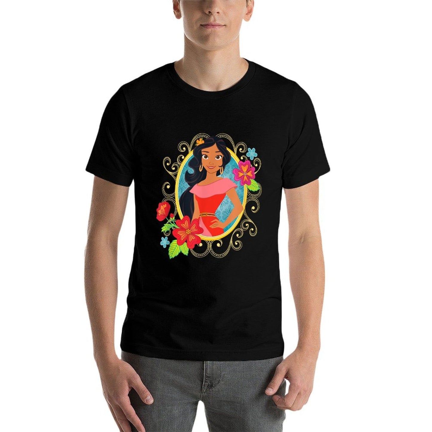 Disney Princess Elena of Avalor Floral Stretchy T-Shirt