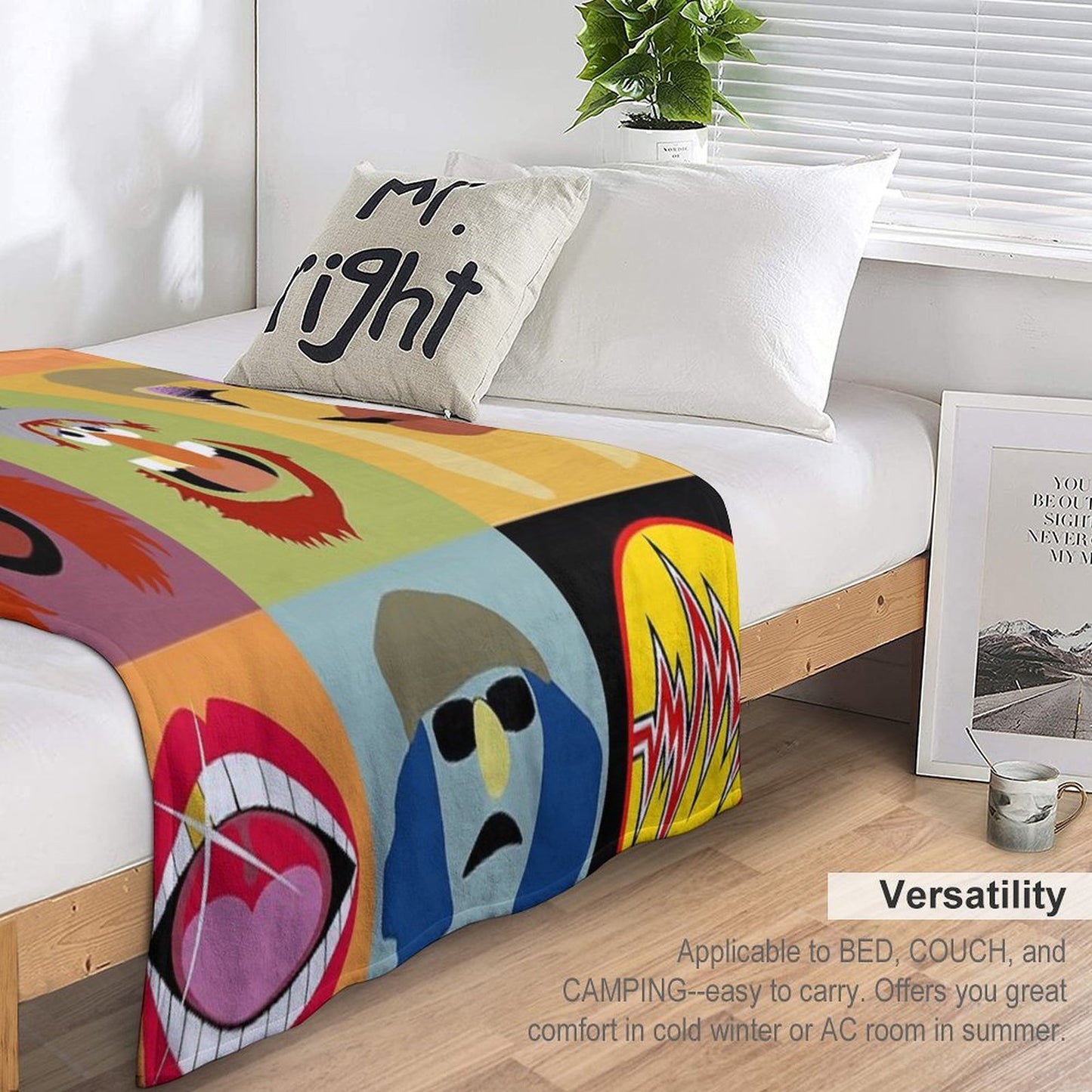 Dr. Teeth And The Electric Mayhem Anti-pilling Throw Blanket