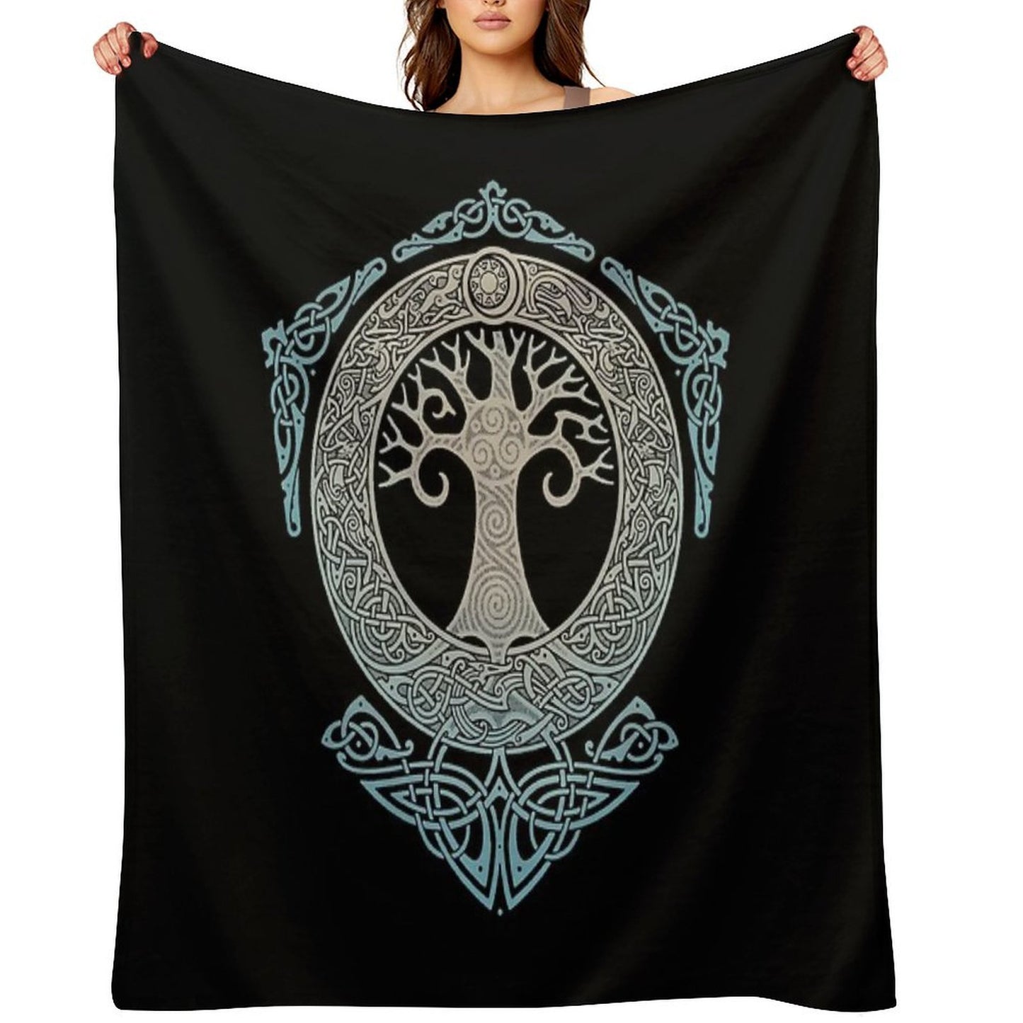 YGGDRASIL.TREE OF LIFE. Durable Throw Blanket