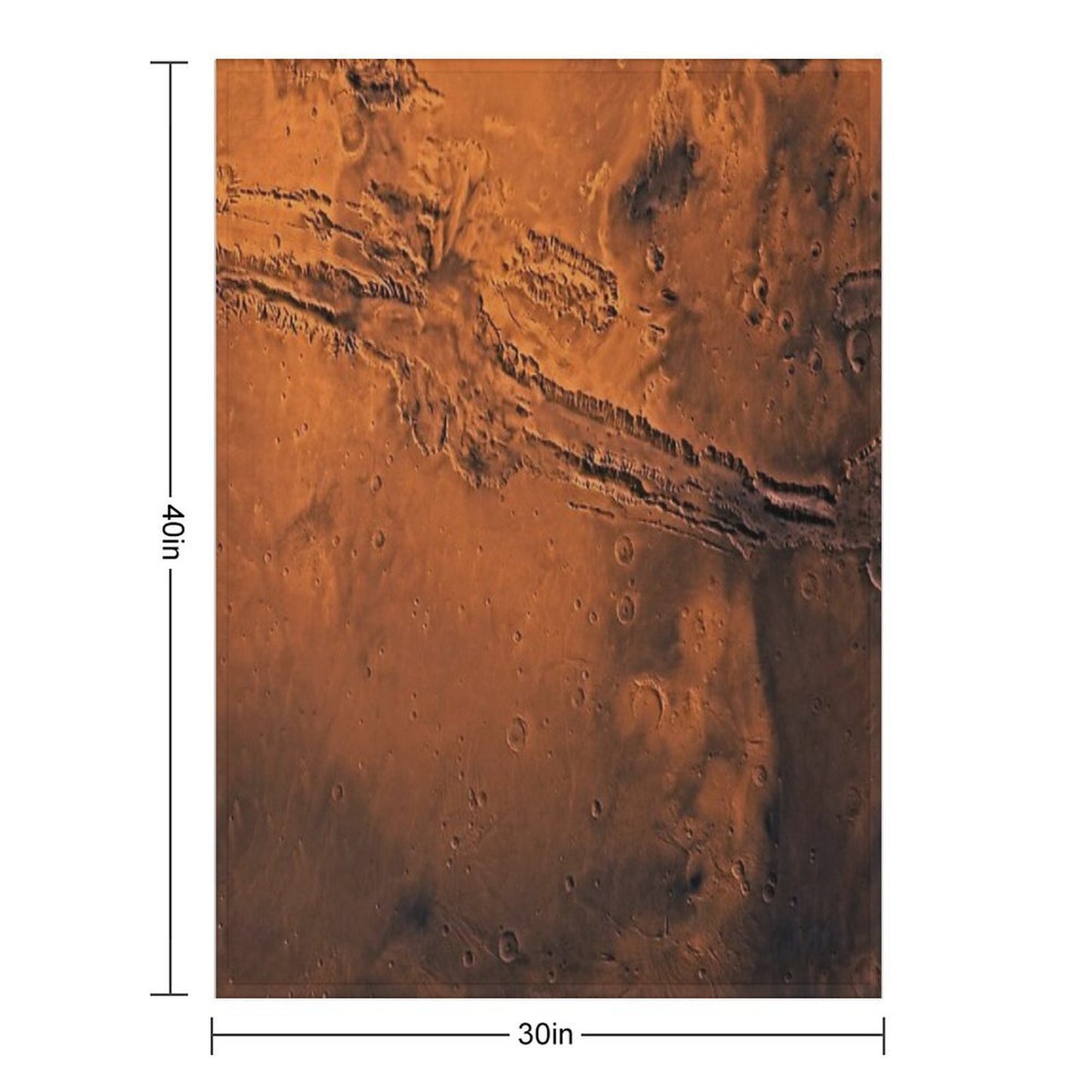 Mars Compact Throw Blanket