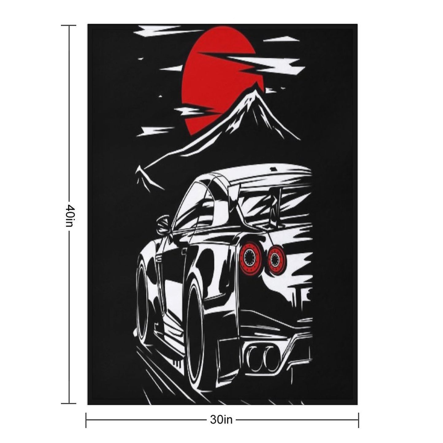 Nissan GT-R Nismo Haruna Versatility Throw Blanket