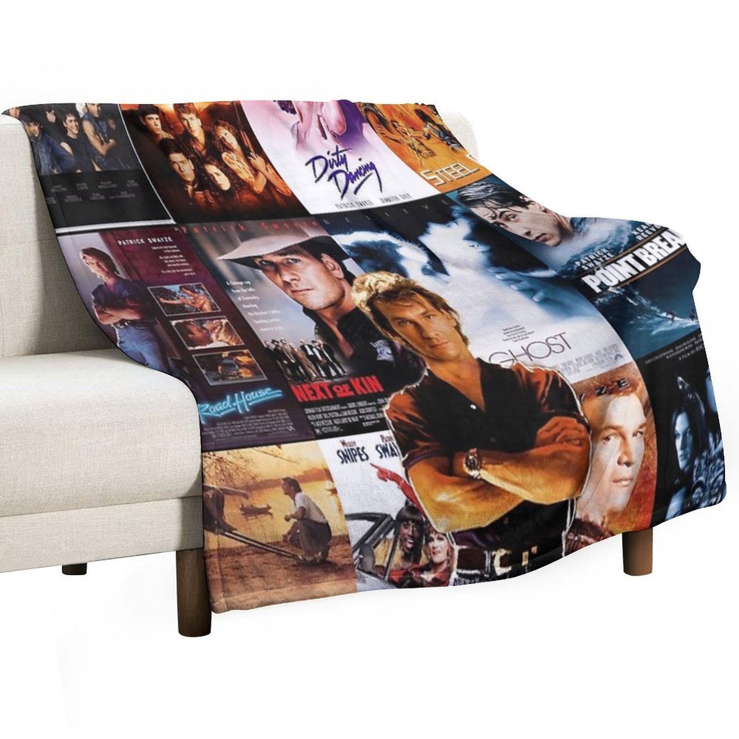 Collage of Swayze Velvety-soft Throw Blanket