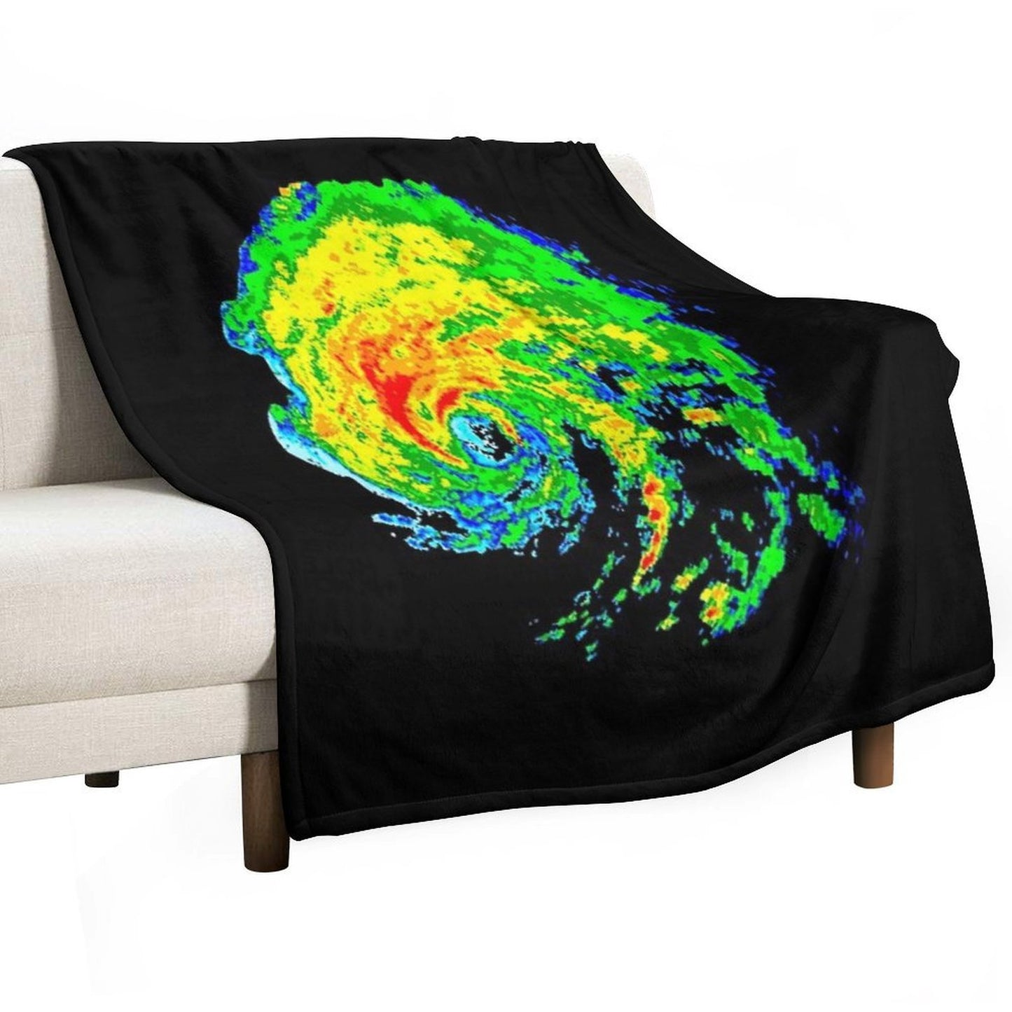 Meteorologist Storm Hunter Meteorology Student Weather Radar Image Travel-friendly Throw Blanket