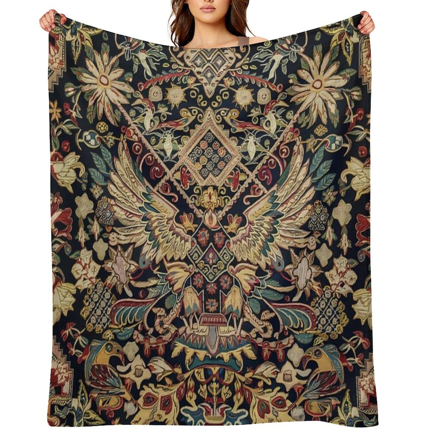 Weird Pattern Travel-friendly Throw Blanket