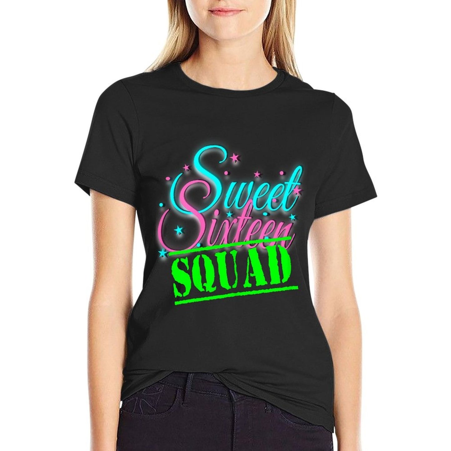 Vintage Sweet 16 Girln Birthday 2005 Sixteenth SQUAD Versatile T-Shirt