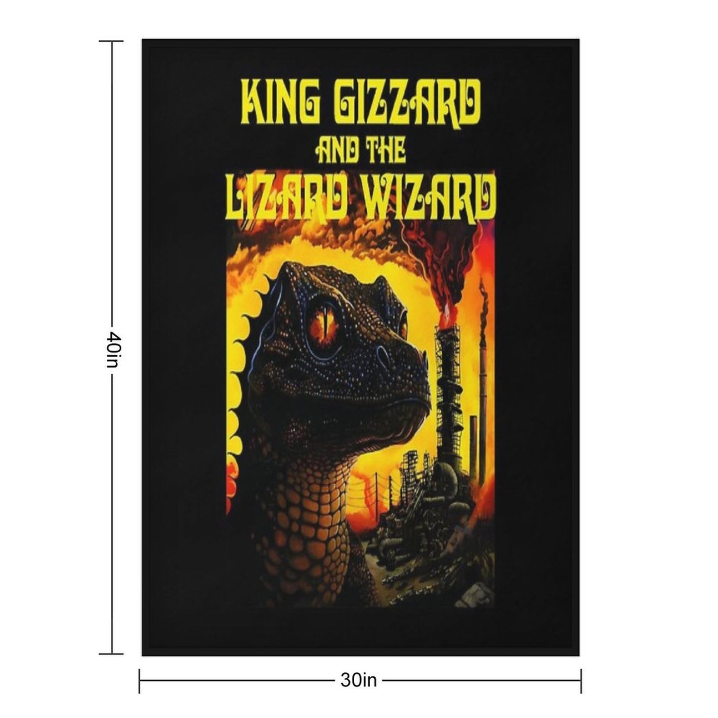 003 The Most Popular Of King Gizzard The Lizard Wizard All-season Throw Blanket