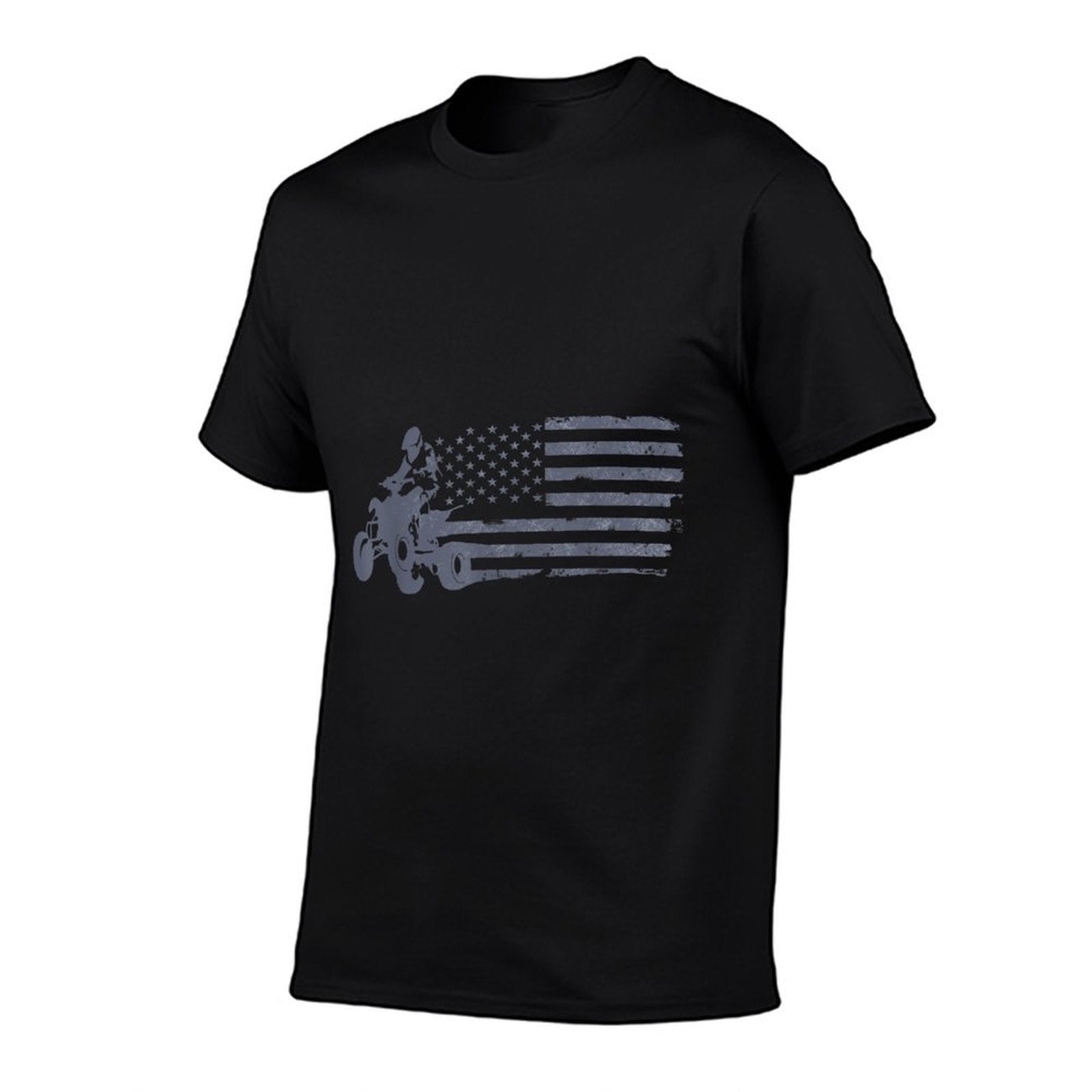 ATV Quad Four Wheeler Bike Rider American Distressed Comfortable T-Shirt