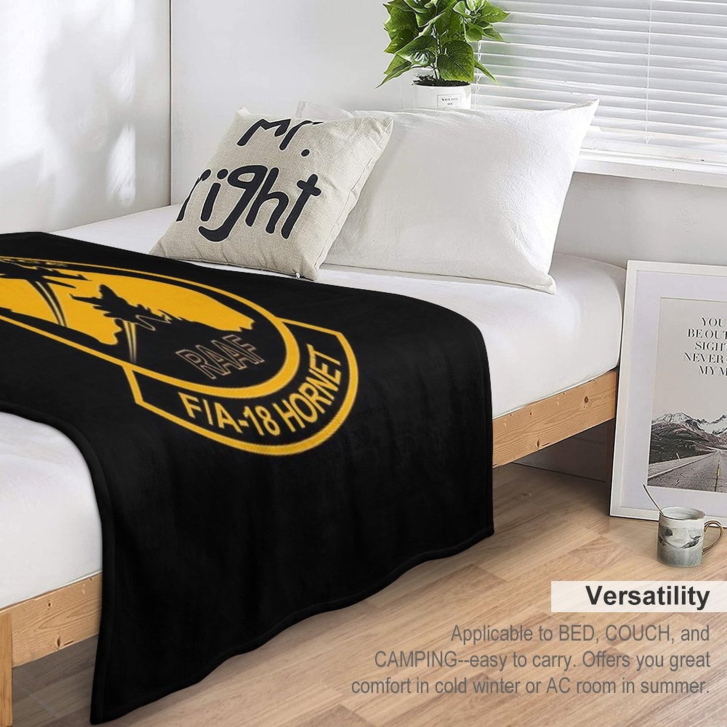 FA-18 Hornet - Royal Australian Air Force Premium Throw Blanket