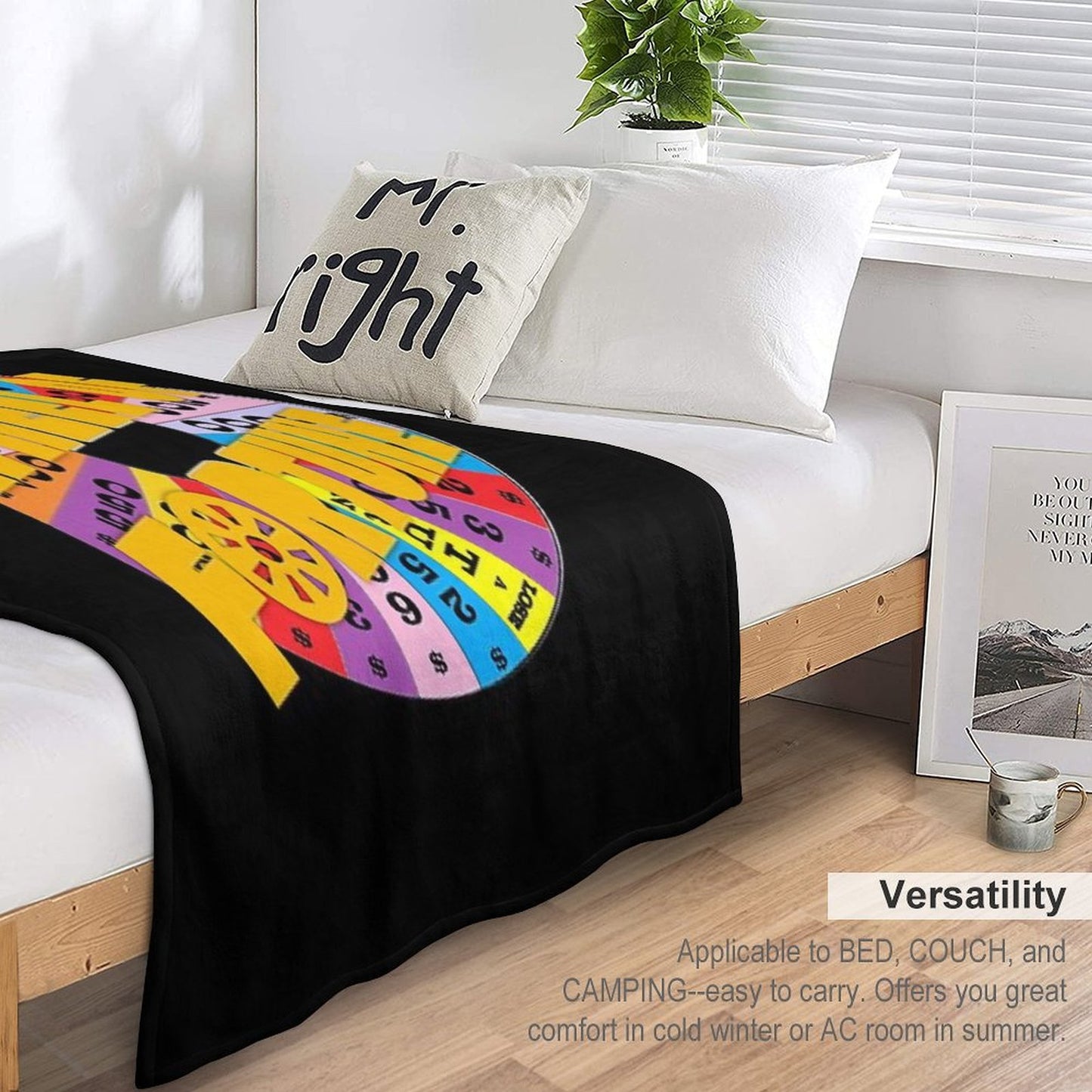 Wheel of Fortune Shrink-resistant Throw Blanket