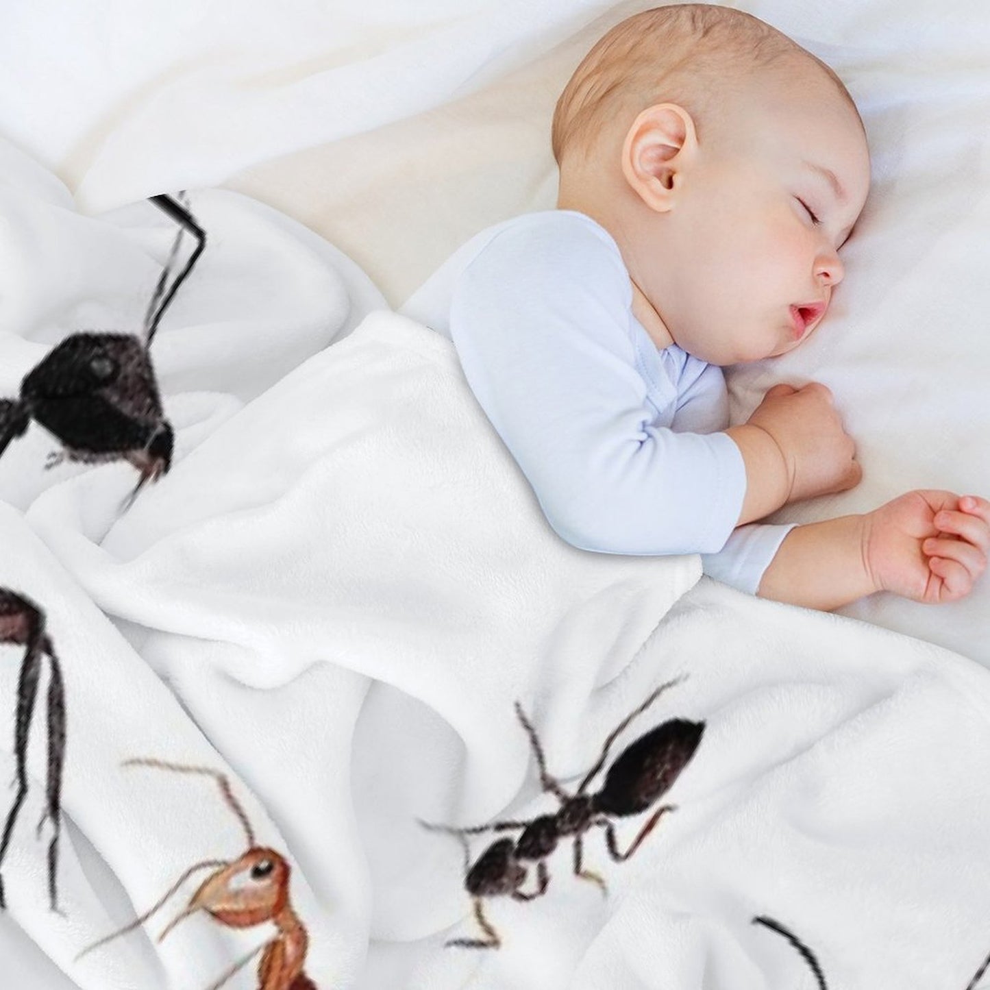 A Medley of Ants Anti-pilling Throw Blanket