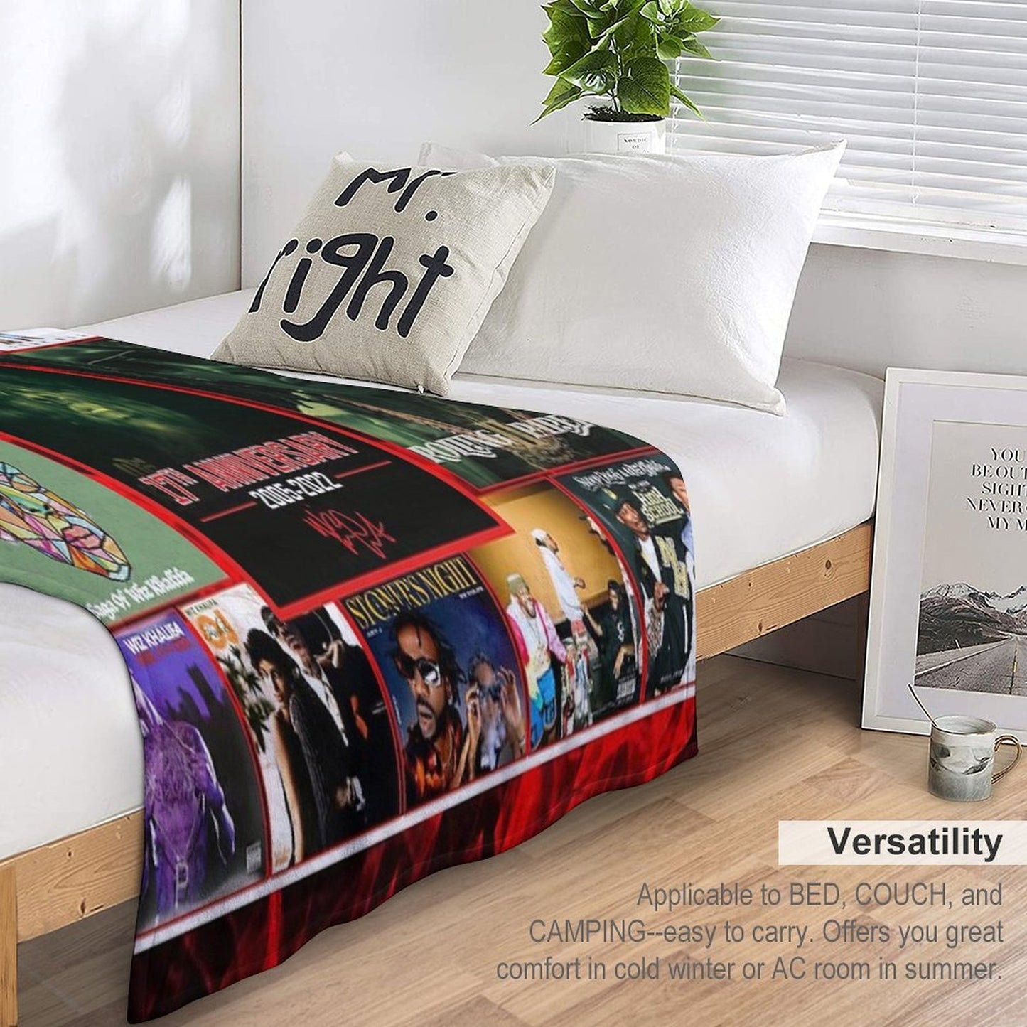 Greatest Albums 17th Anniversary 2005-2022 Plush Throw Blanket