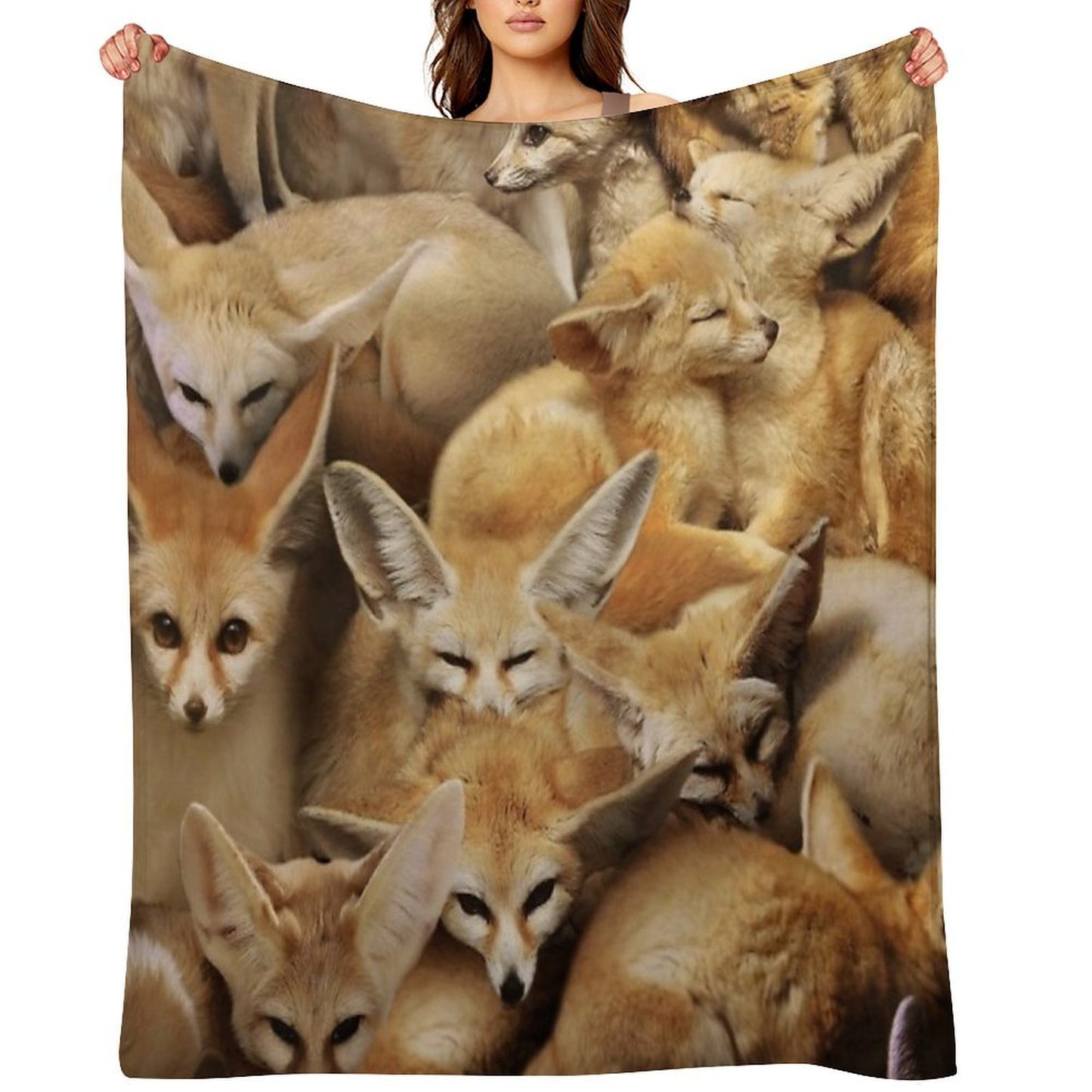 Fennecs Anti-pilling Throw Blanket