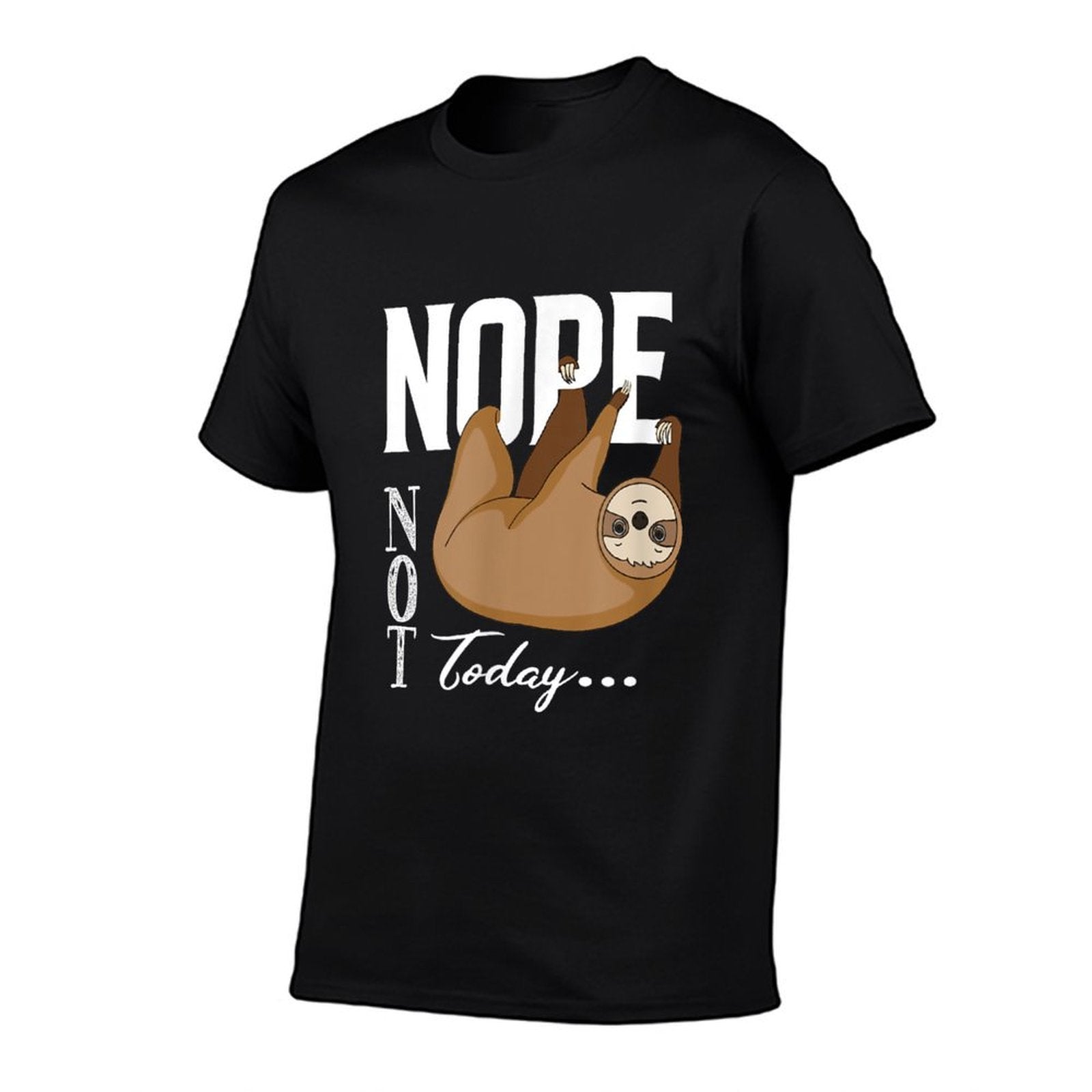 Nope T-shirt - Funny Nope Not Tshirt - Minimalist Sloth Nope  Trendy Pattern T-Shirt