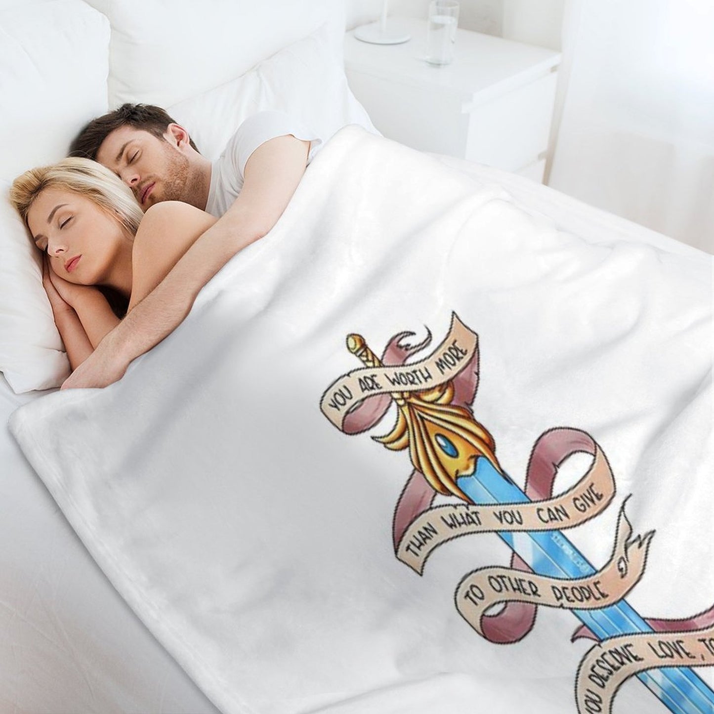 You Deserve Love Too Durable Throw Blanket
