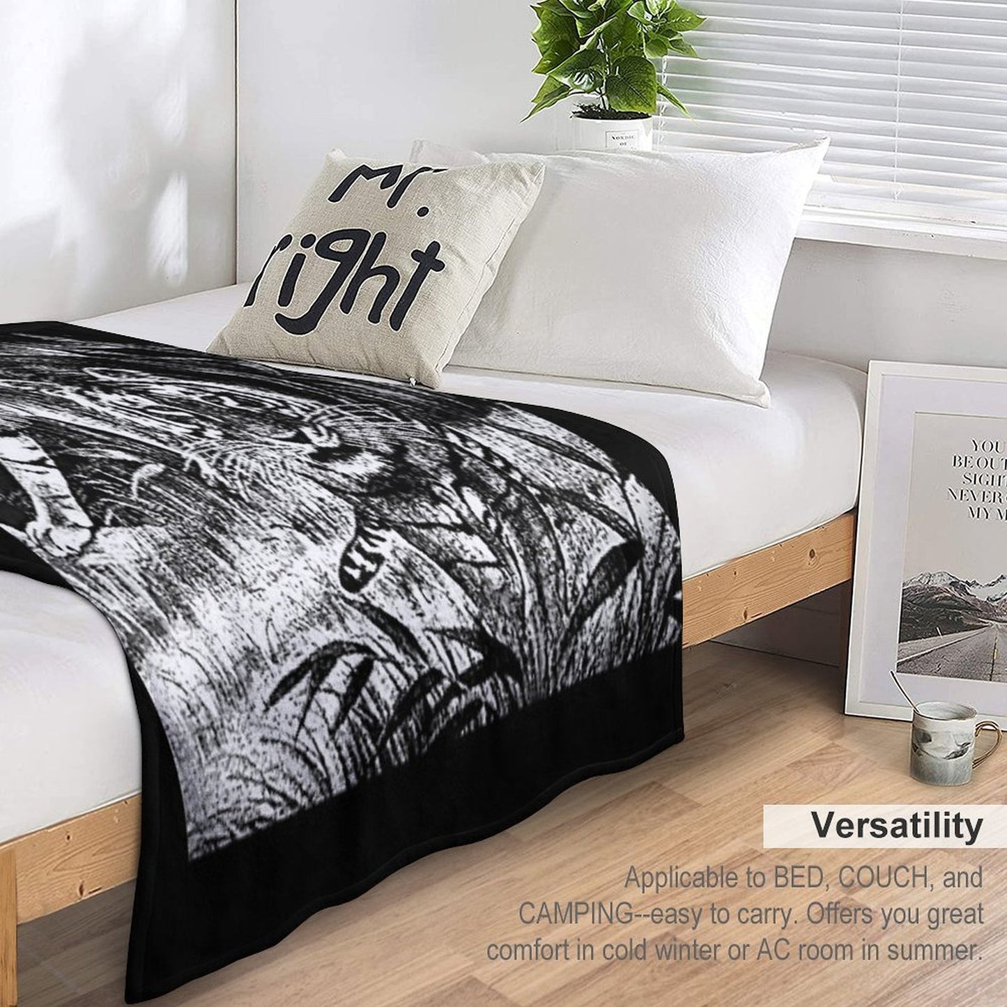 Cobija Del Tigre Mexican Blanket Tiger Meme Easy Care Throw Blanket