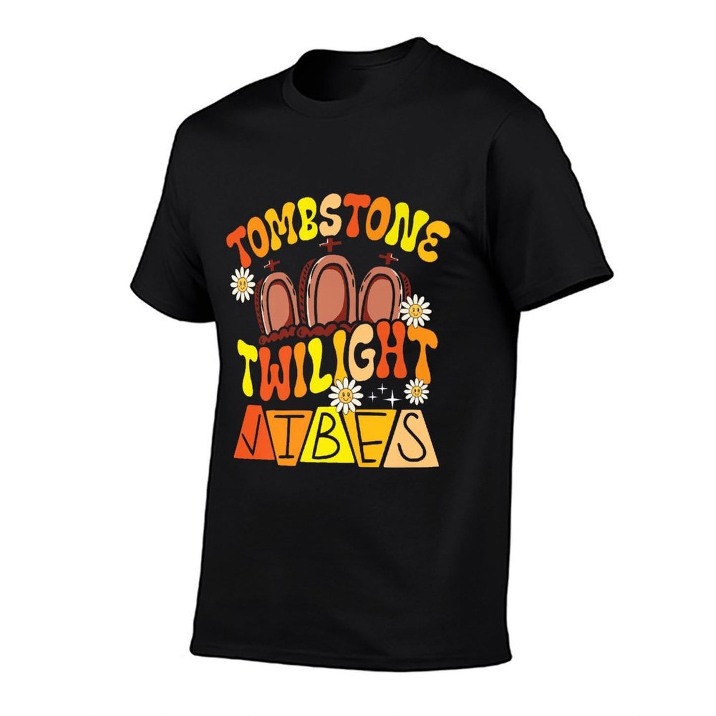 Tombstone Twilight Vibes Hippie Halloween Costume Premium Summer-ready Fabric T-Shirt