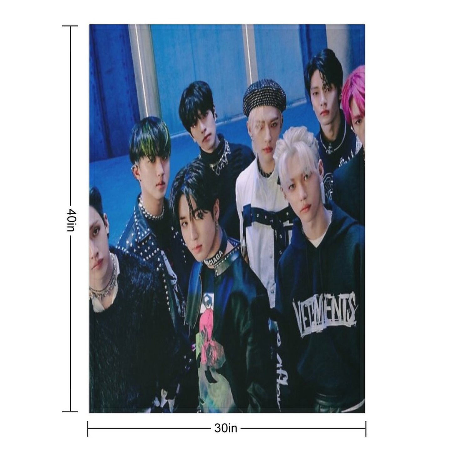 # Skz ☆ Durable Throw Blanket