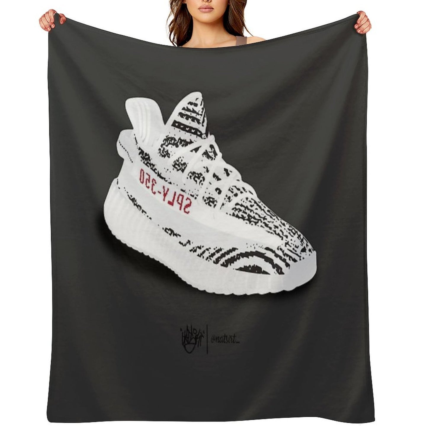Yeezy Zebra Durable Throw Blanket