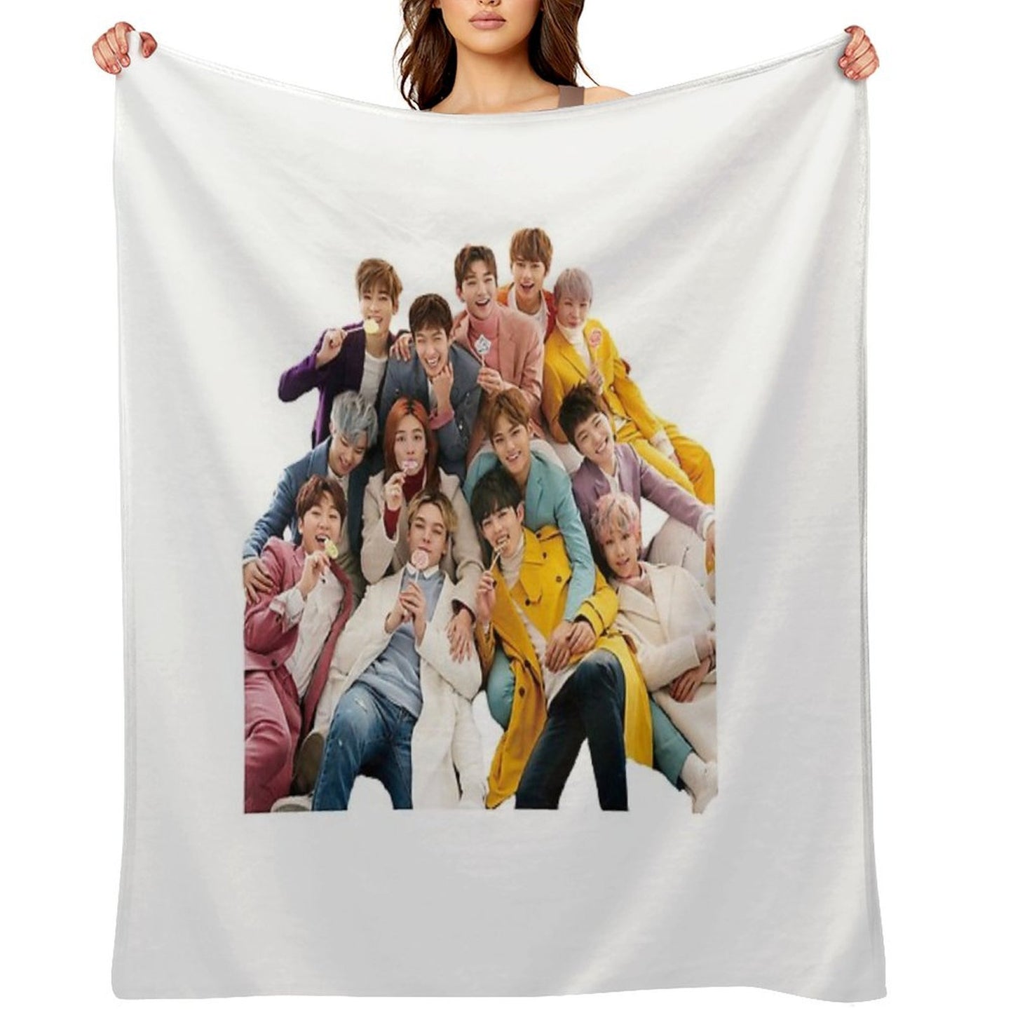 Seventeen Kpop Shrink-resistant Throw Blanket